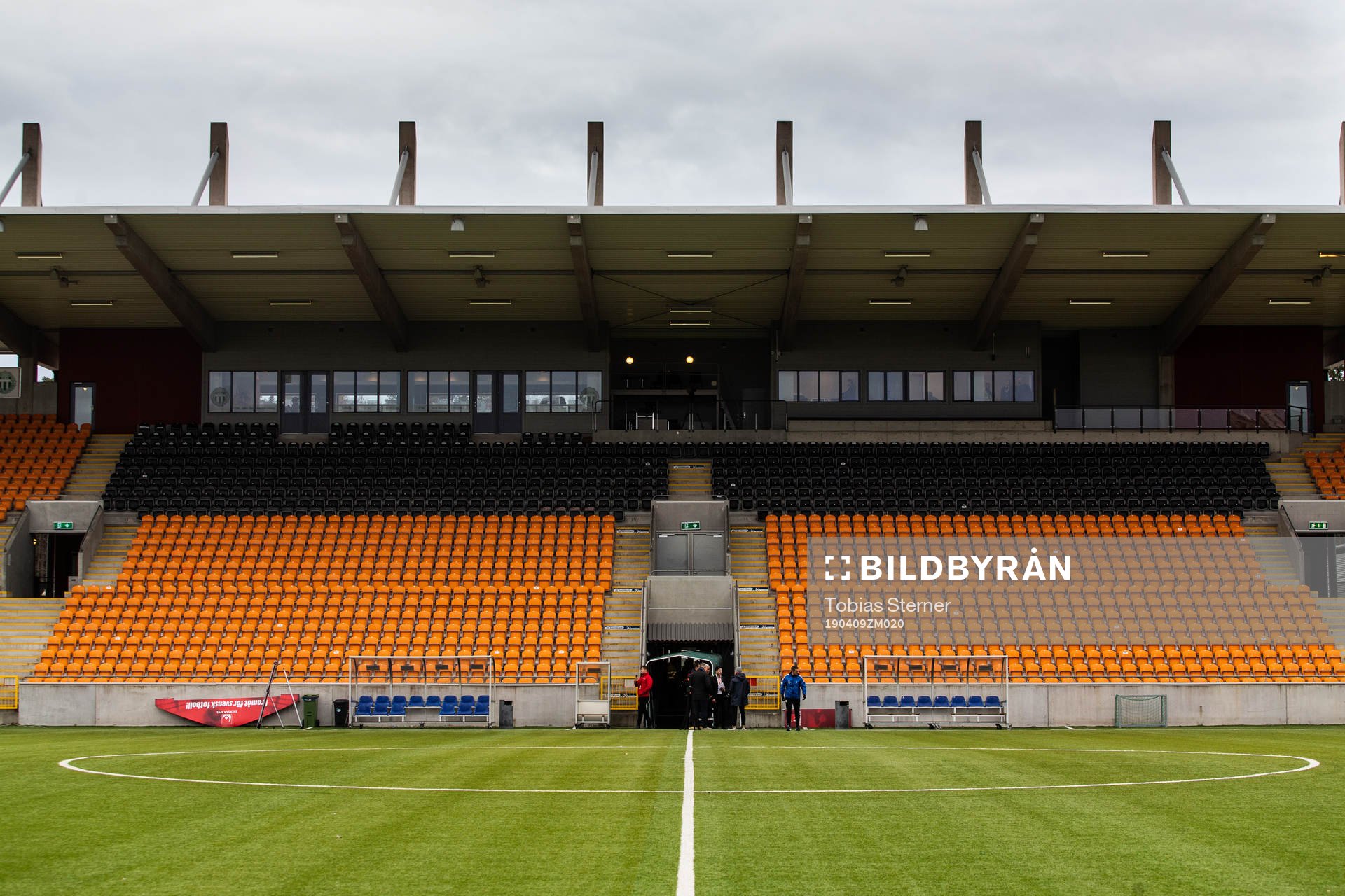 Solid Park Arena innan fotbollsmatchen i Superettan mellan