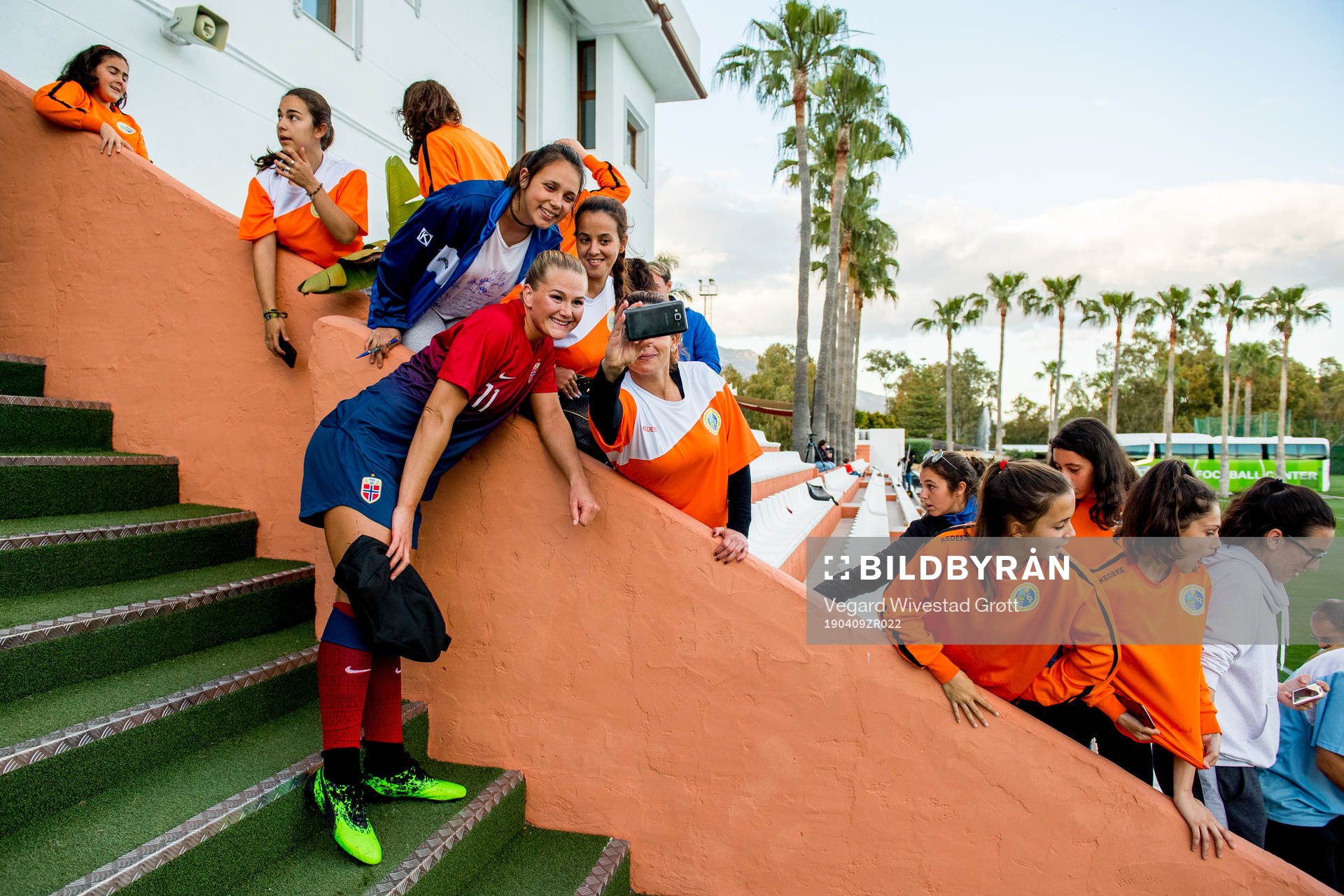 Lisa-Marie Karlseng Utland of Norway after the women's international friendly football match between Norway and New Zealand on April 9, 2019 in Marbella.
