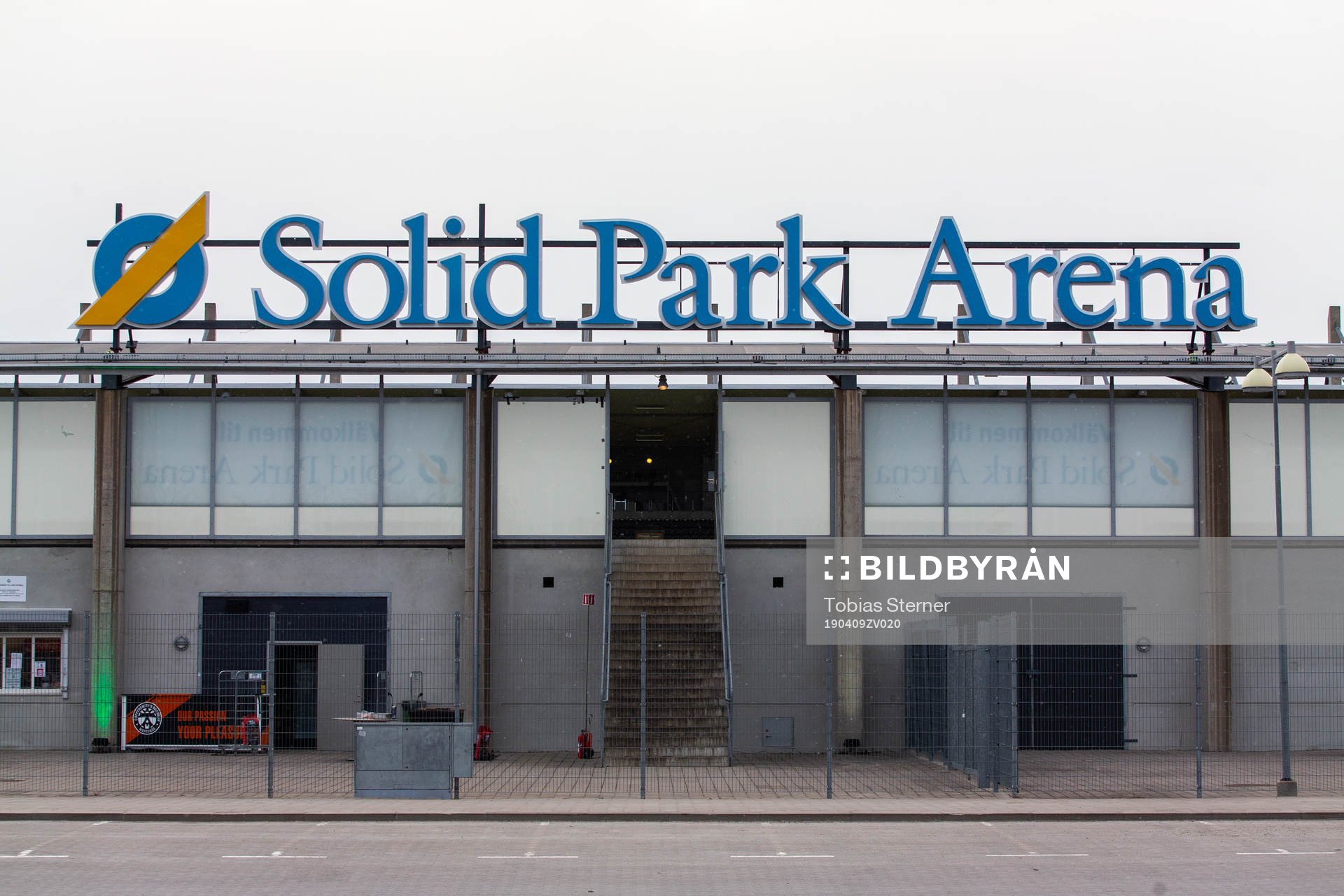 Solid Park Arena innan fotbollsmatchen i Superettan mellan