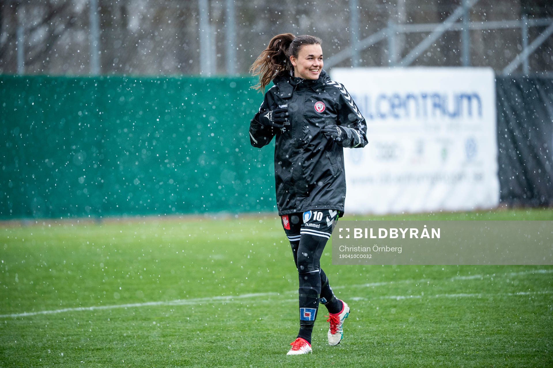 Fotbollsspelaren Anna Welin