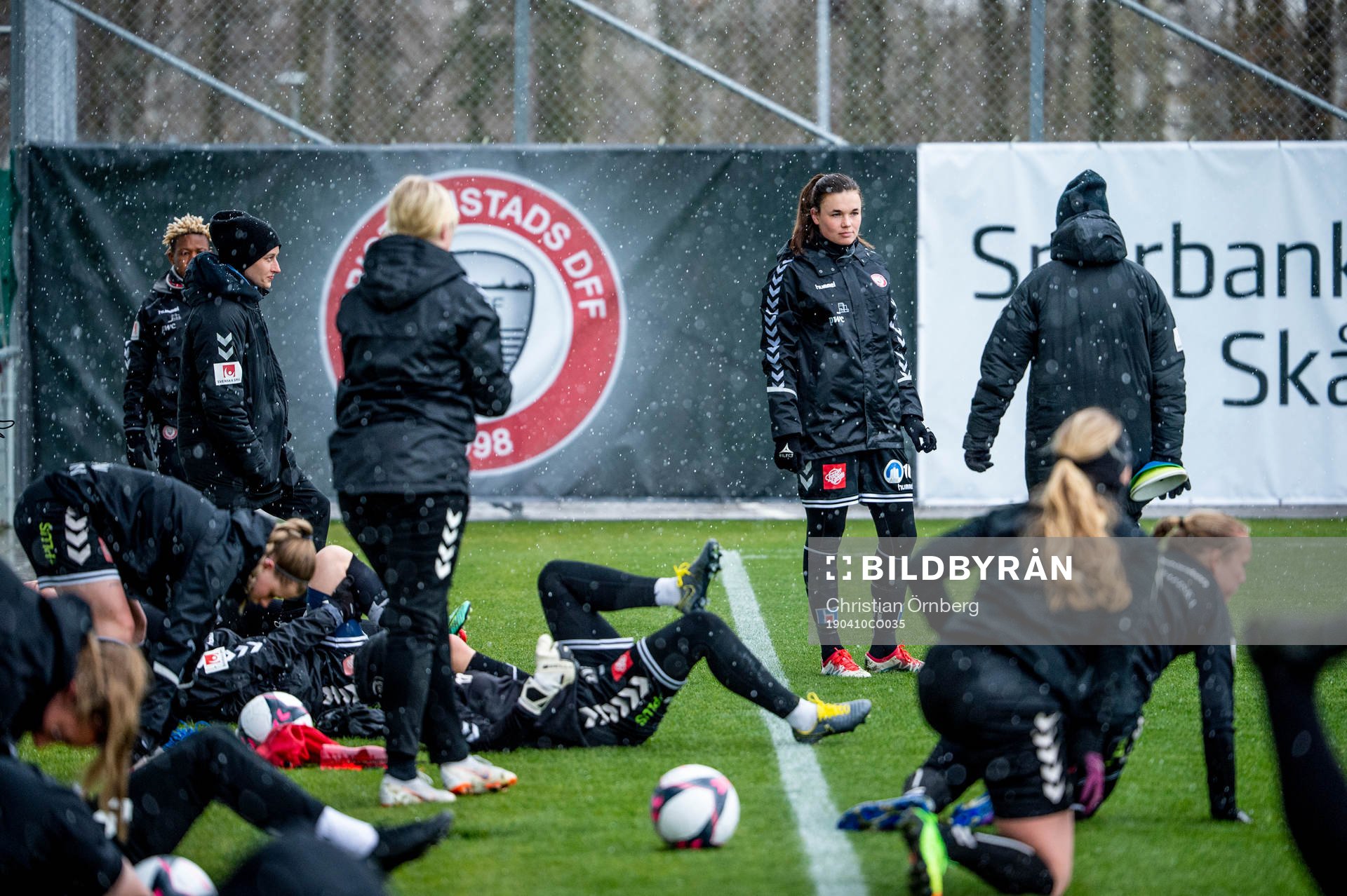 Fotbollsspelaren Anna Welin