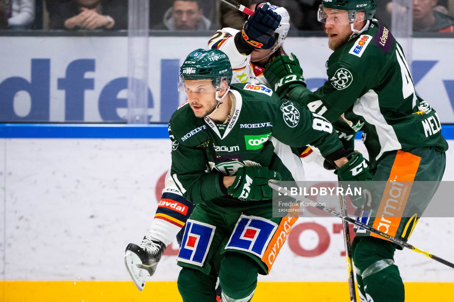 Färjestads Theodor Lennström och Ilari Melart
