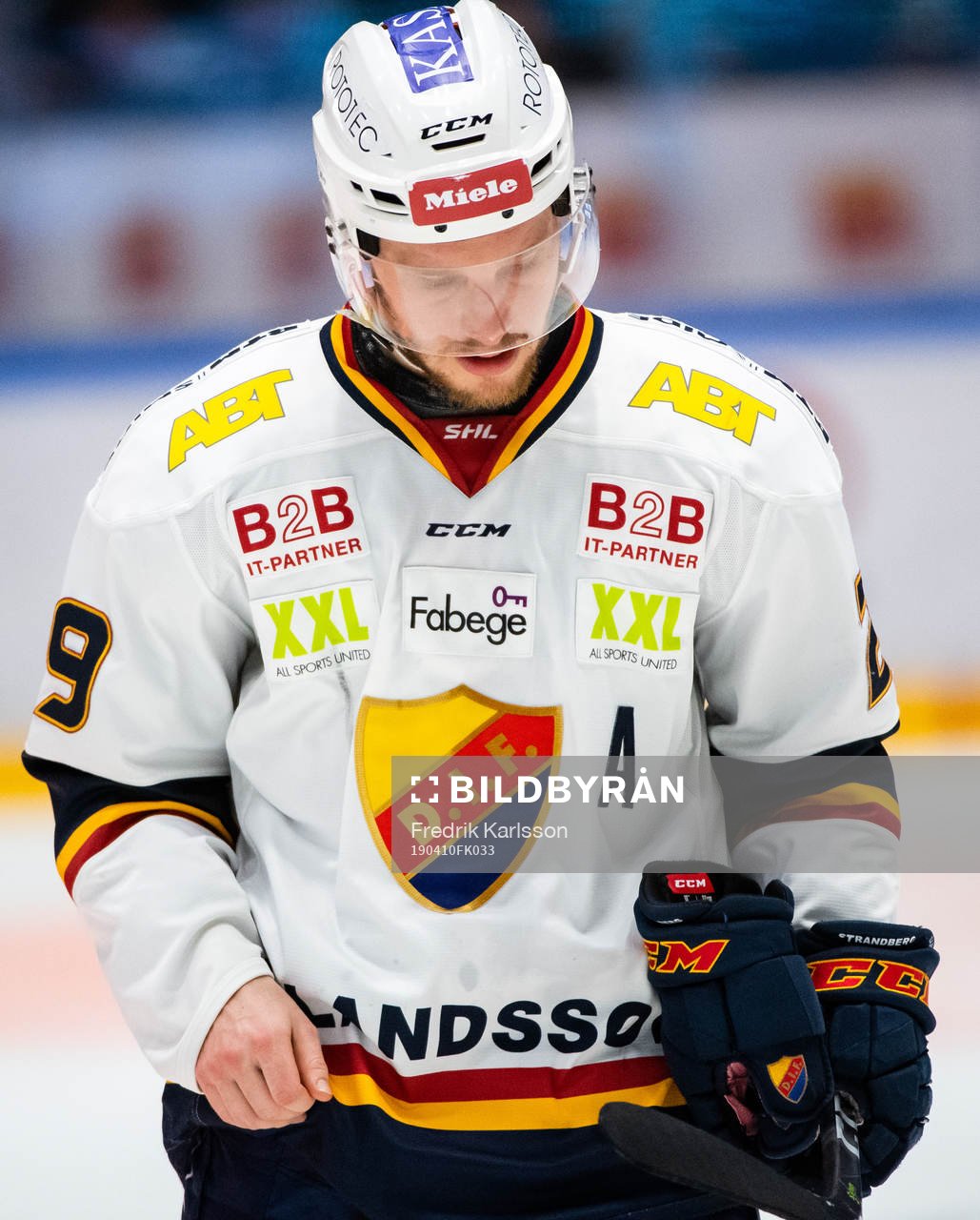 Djurgårdens Sebastian Strandberg deppar