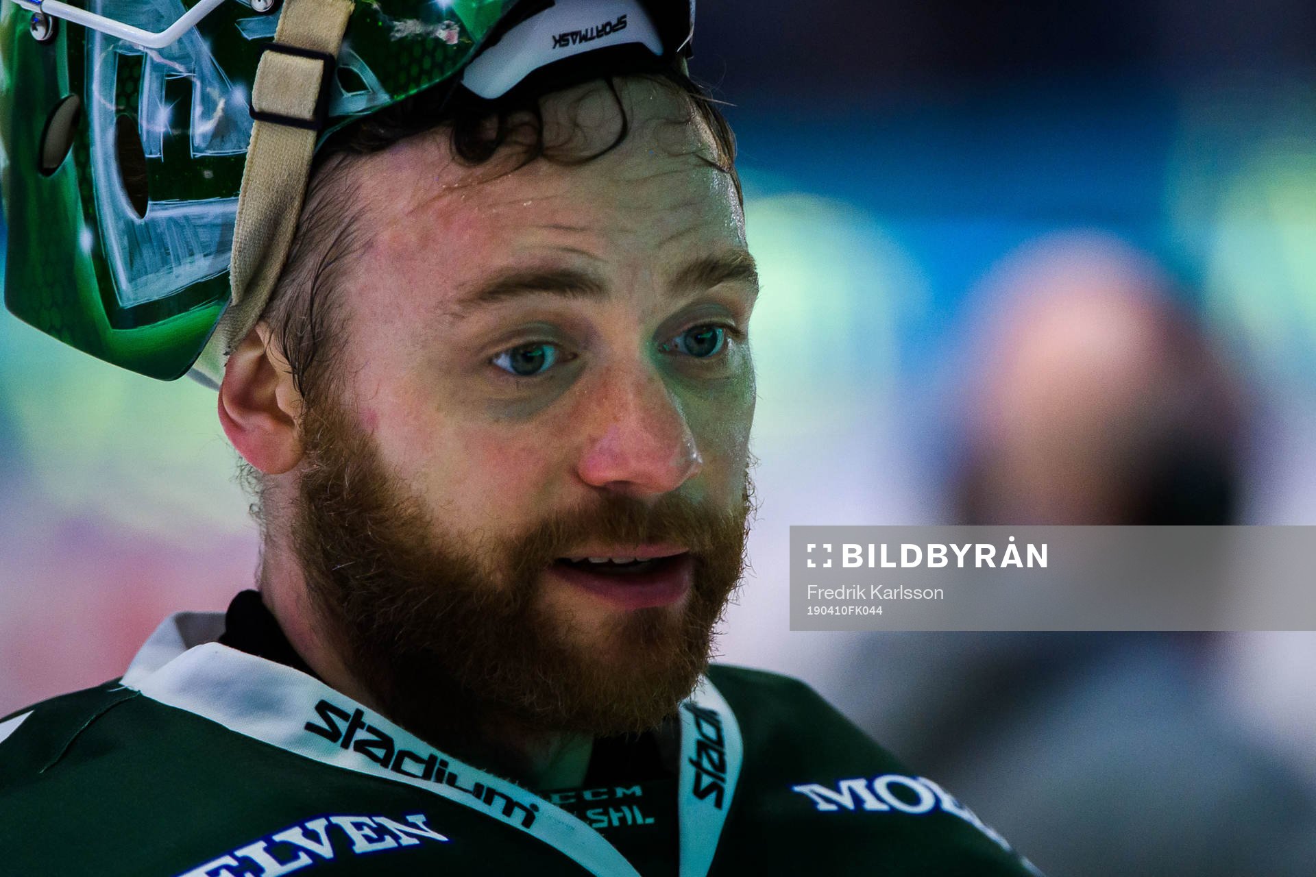 Färjestads målvakt Markus Svensson