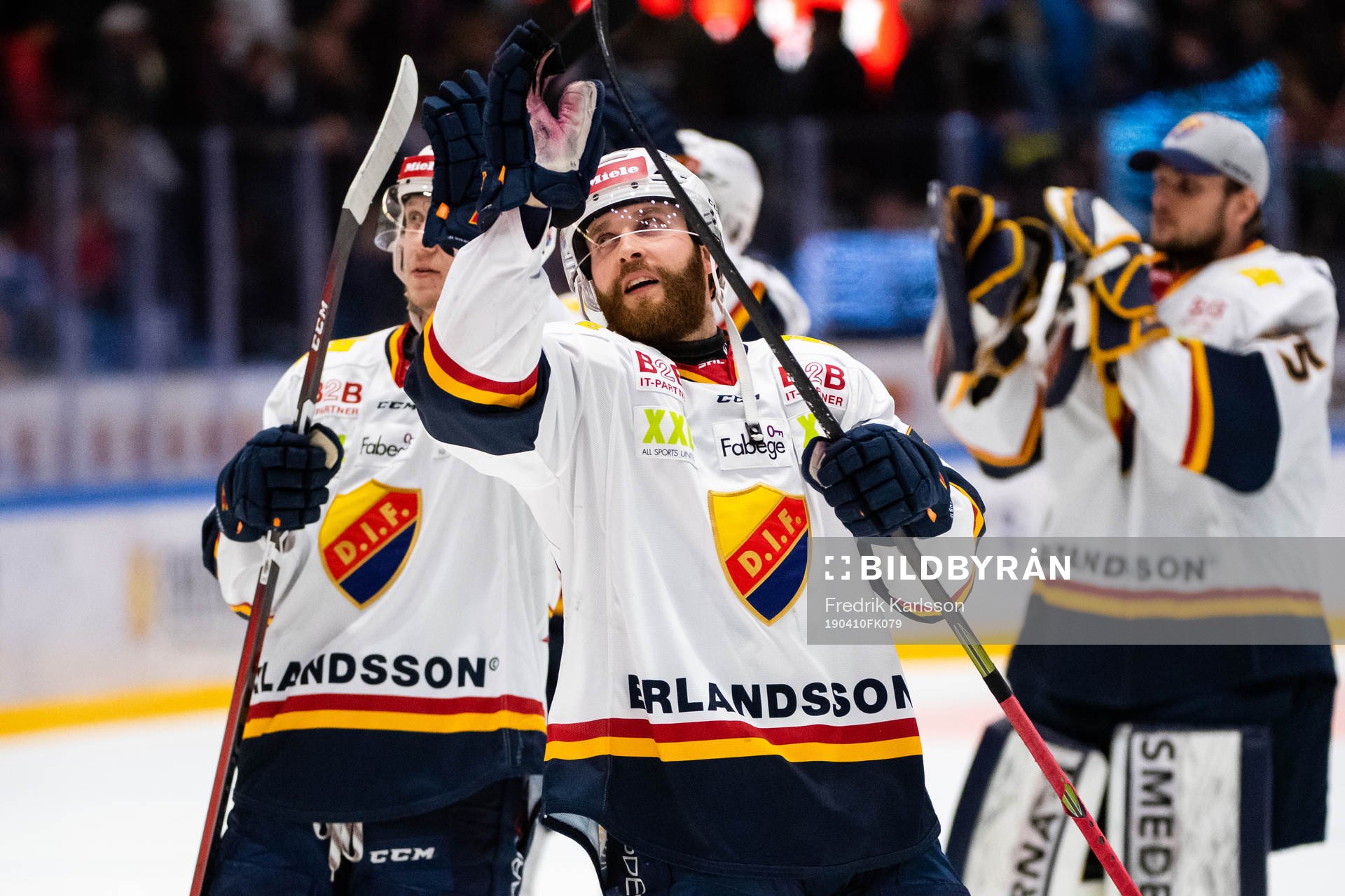 Djurgårdens Mattias Guter jublar
