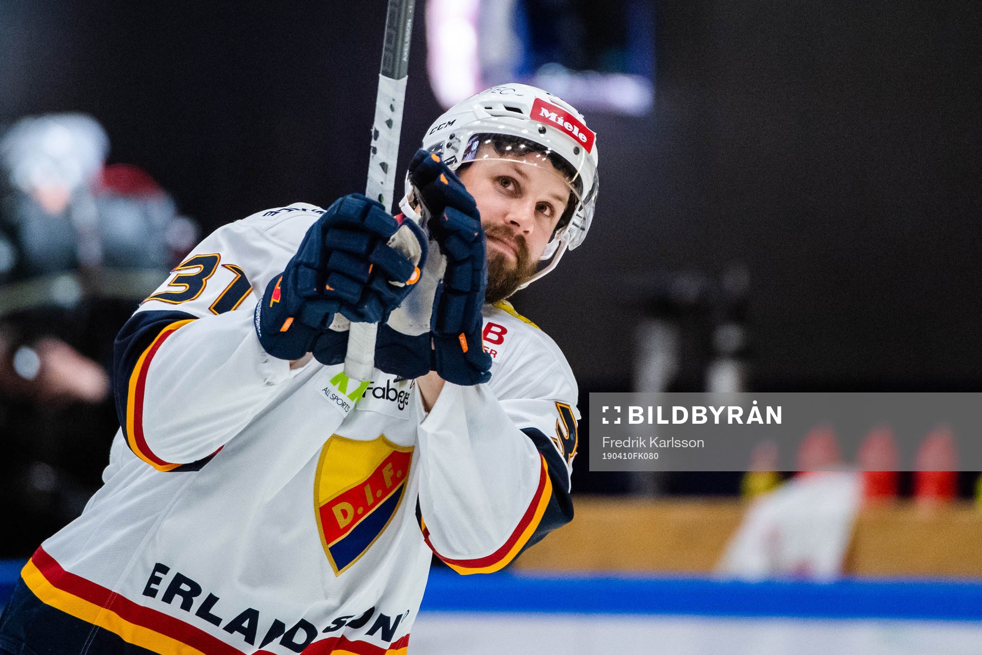 Djurgårdens Dick Axelsson   jublar