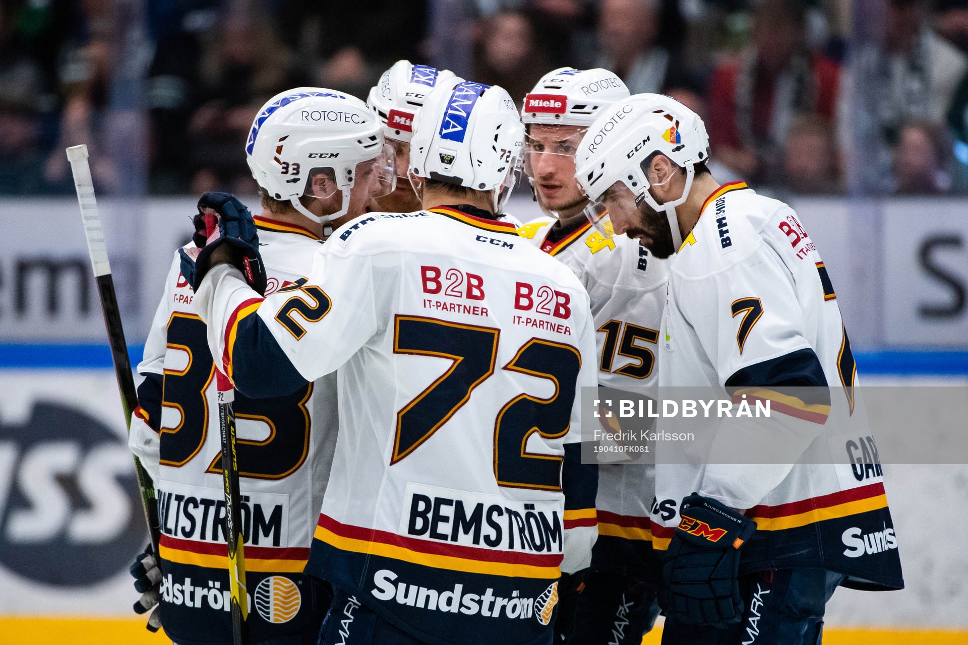Djurgårdens spelare samlade