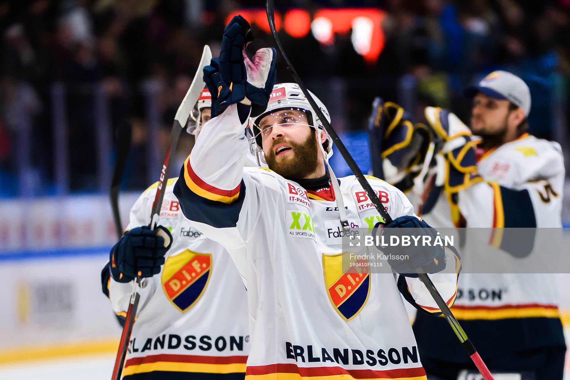 Djurgårdens Mattias Guter jublar