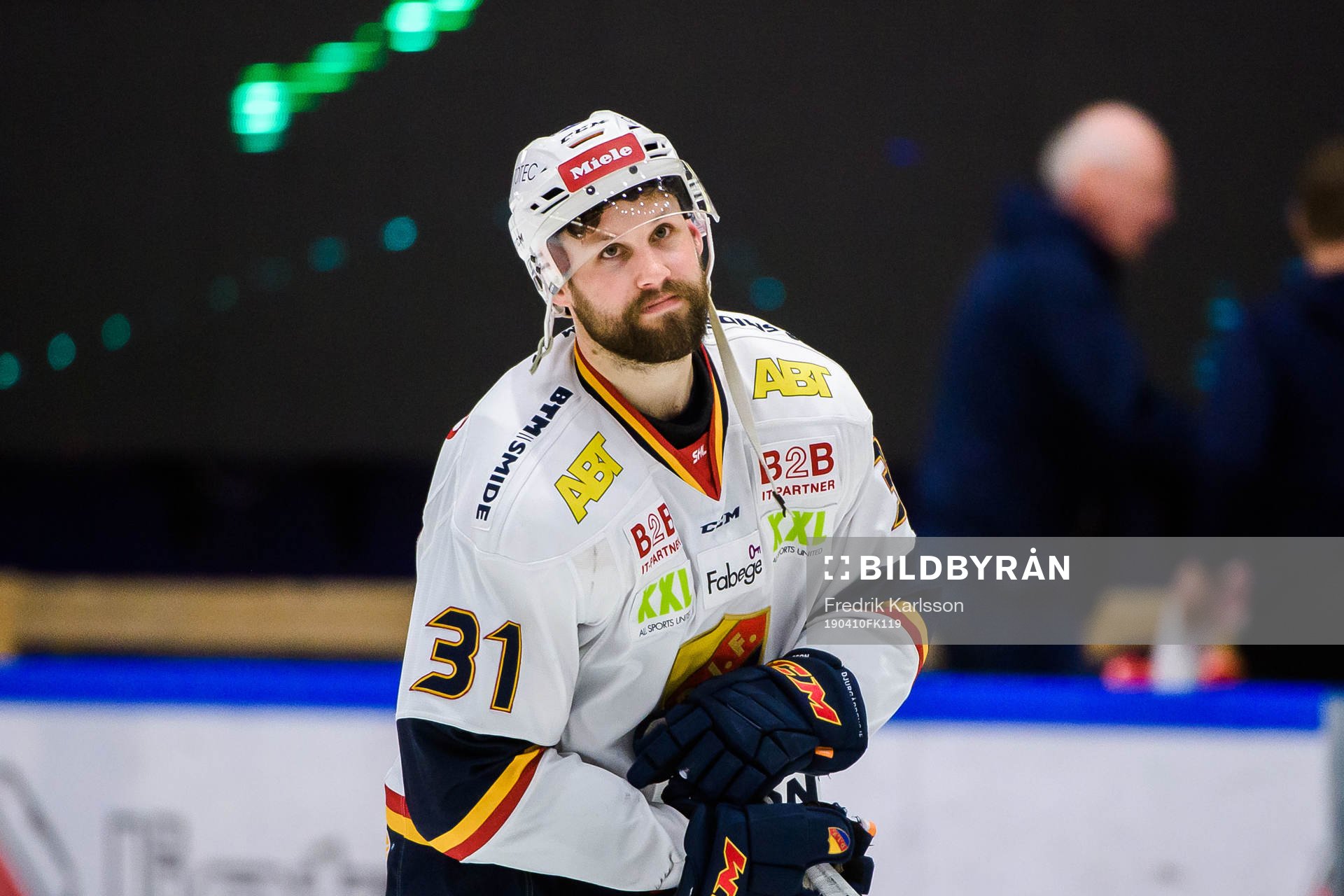 Djurgårdens Dick Axelsson jublar