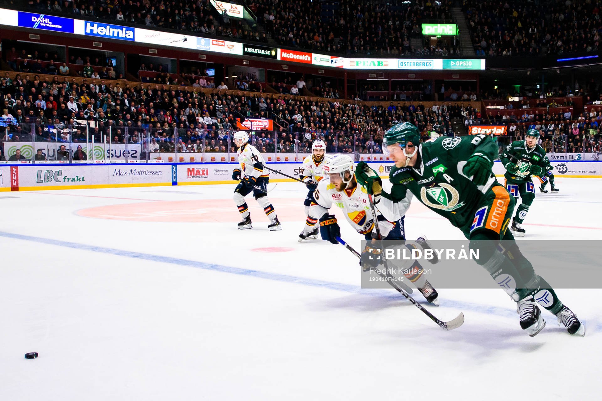 Djurgårdens Robin Norell och Färjestads Johan Ryno