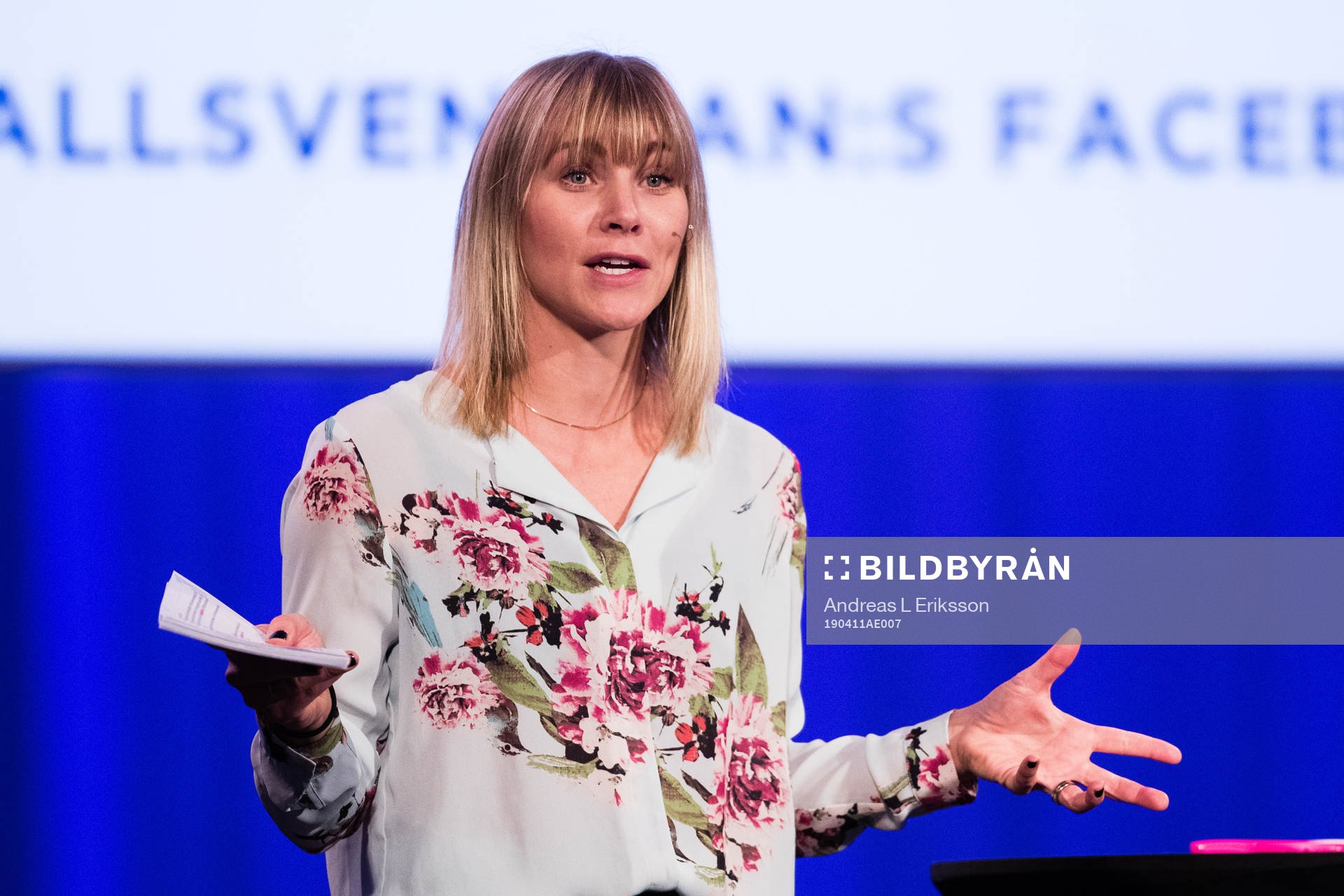 Konferencier Johanna Frisk