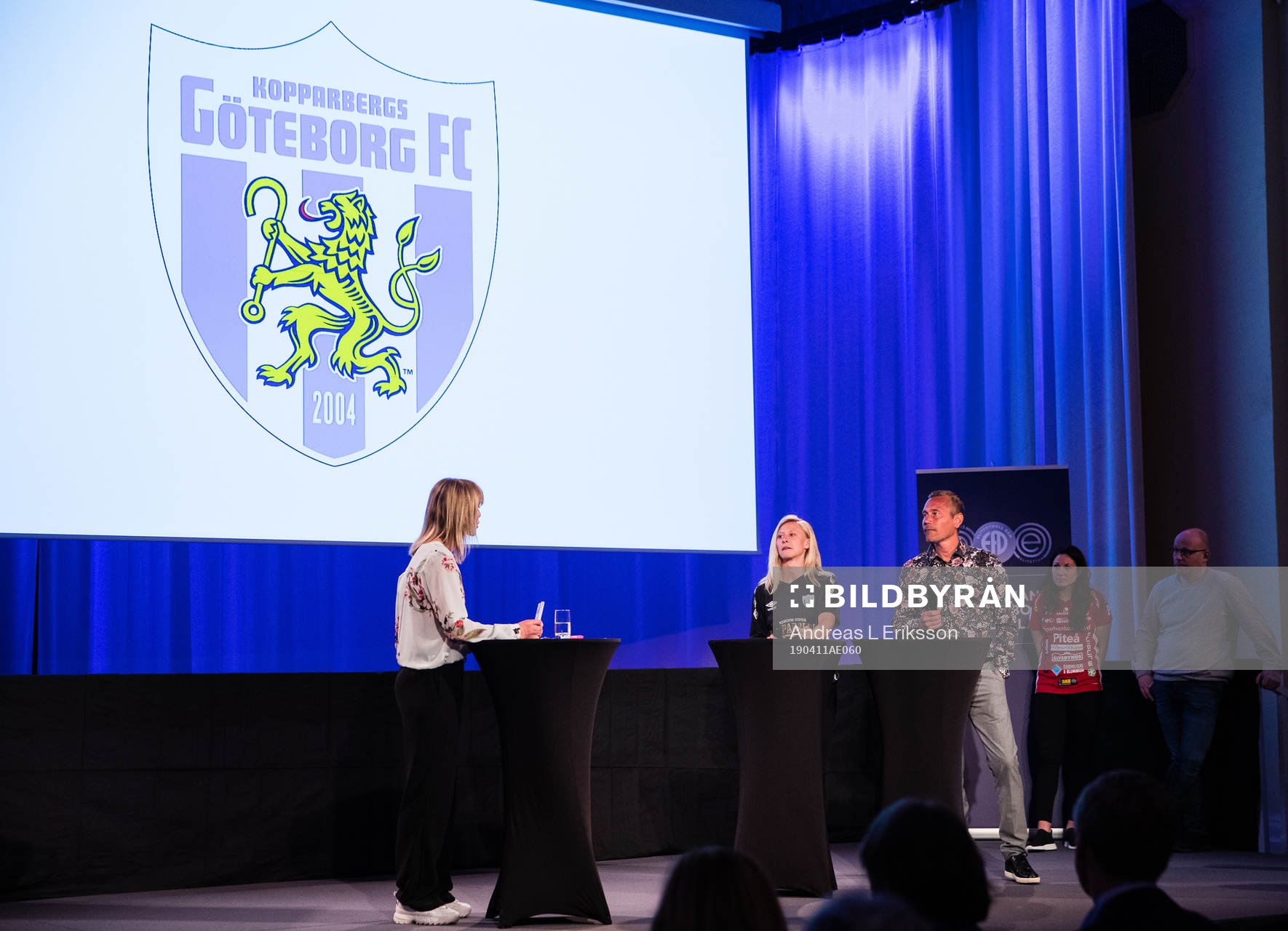 Rebecka Blomqvist och tränare Marcus Lantz,