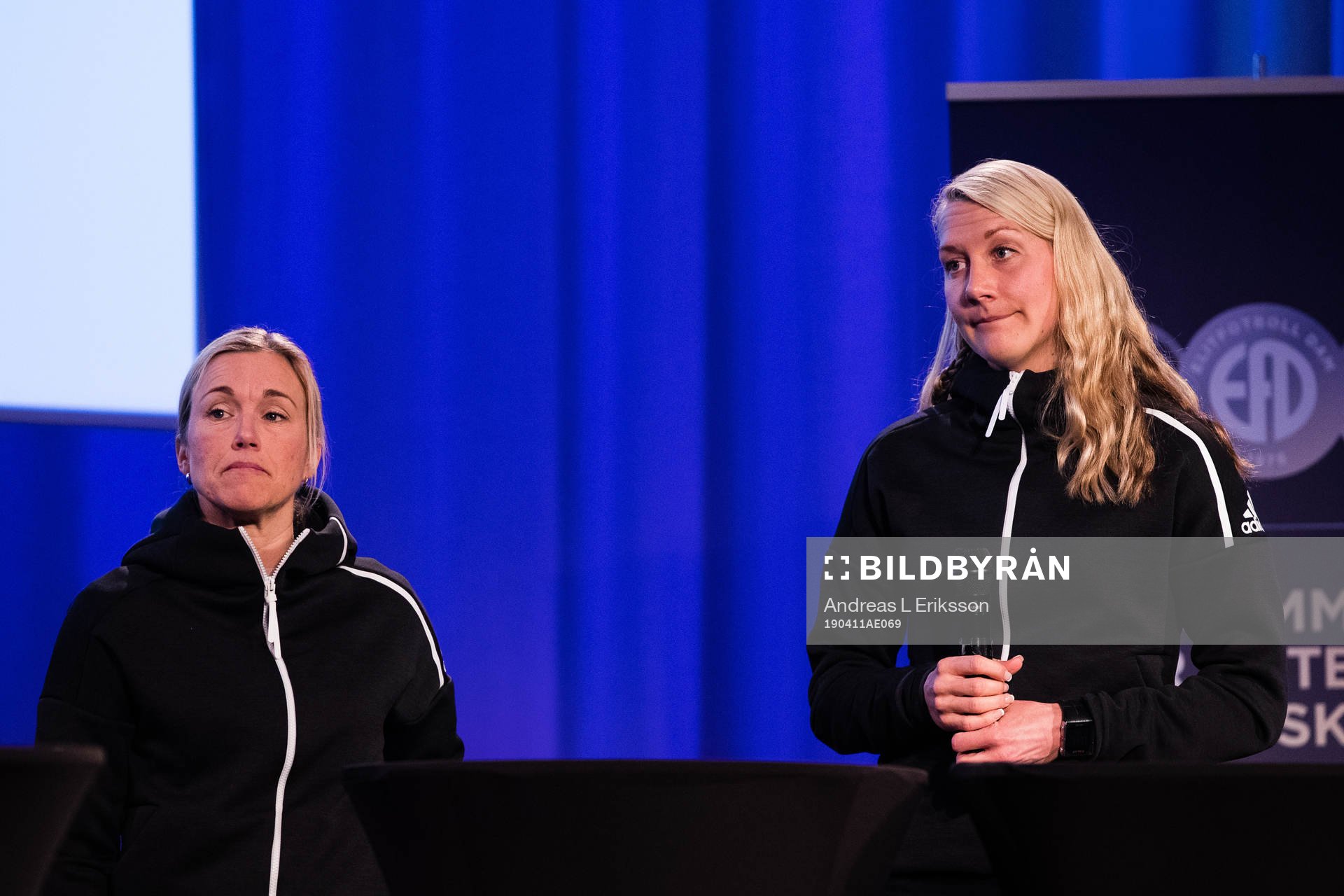 Domarna Sara Persson och Tess Olofsson