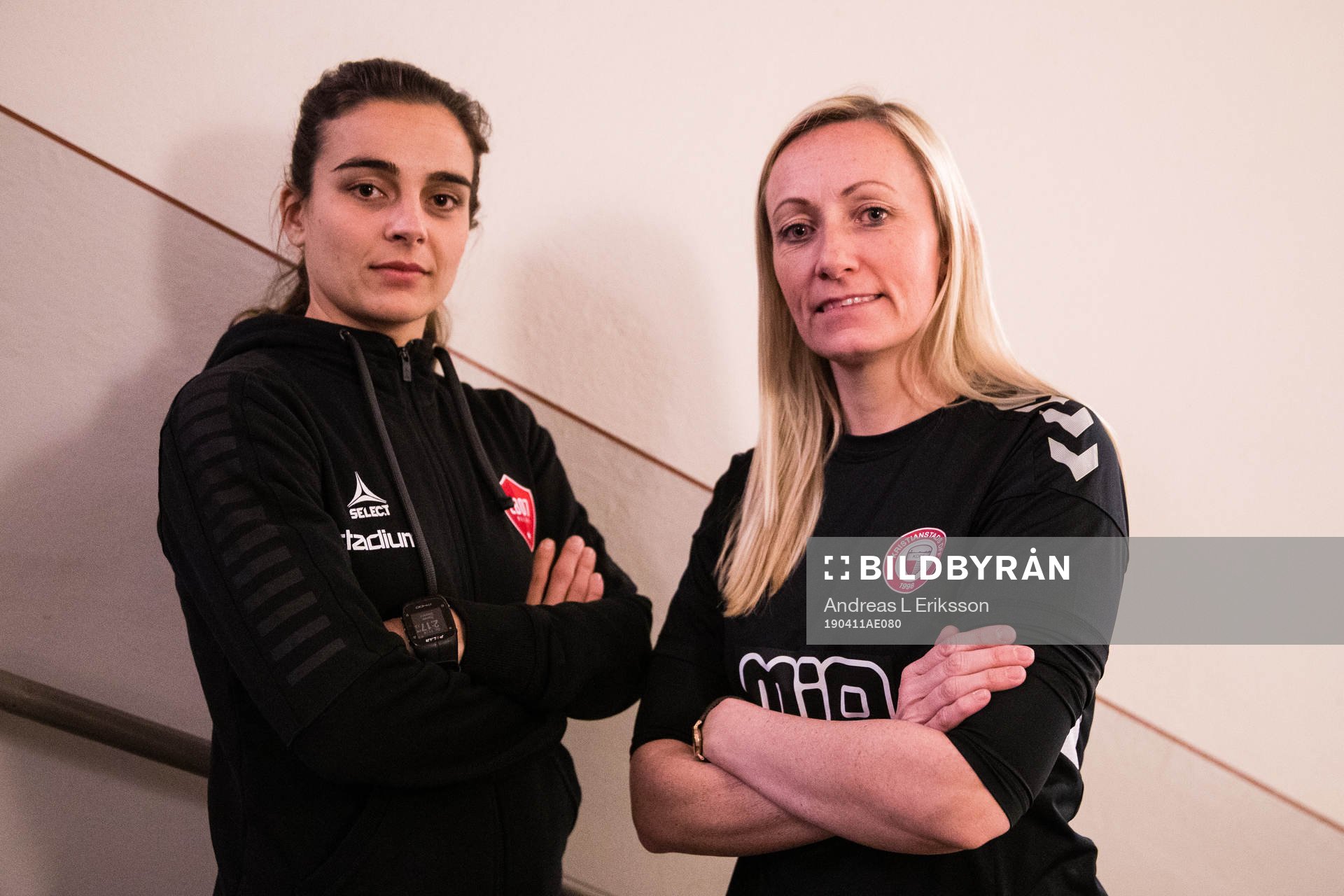 Reneé Slegers, tränare LB07 och Elisabeth Gunnarsdottir,