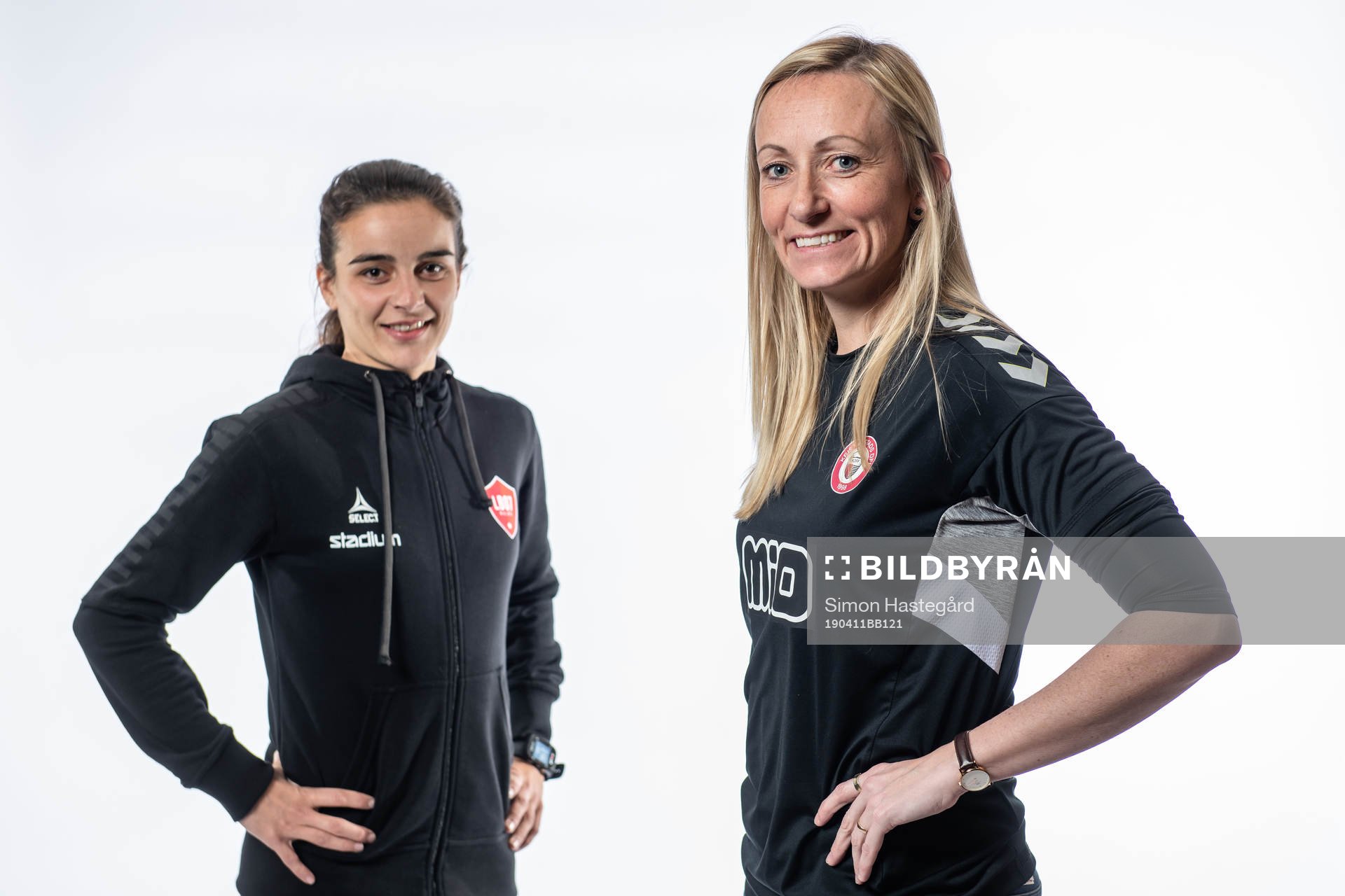 Reneé Slegers, tränare LB07 och Elisabeth Gunnarsdottir,