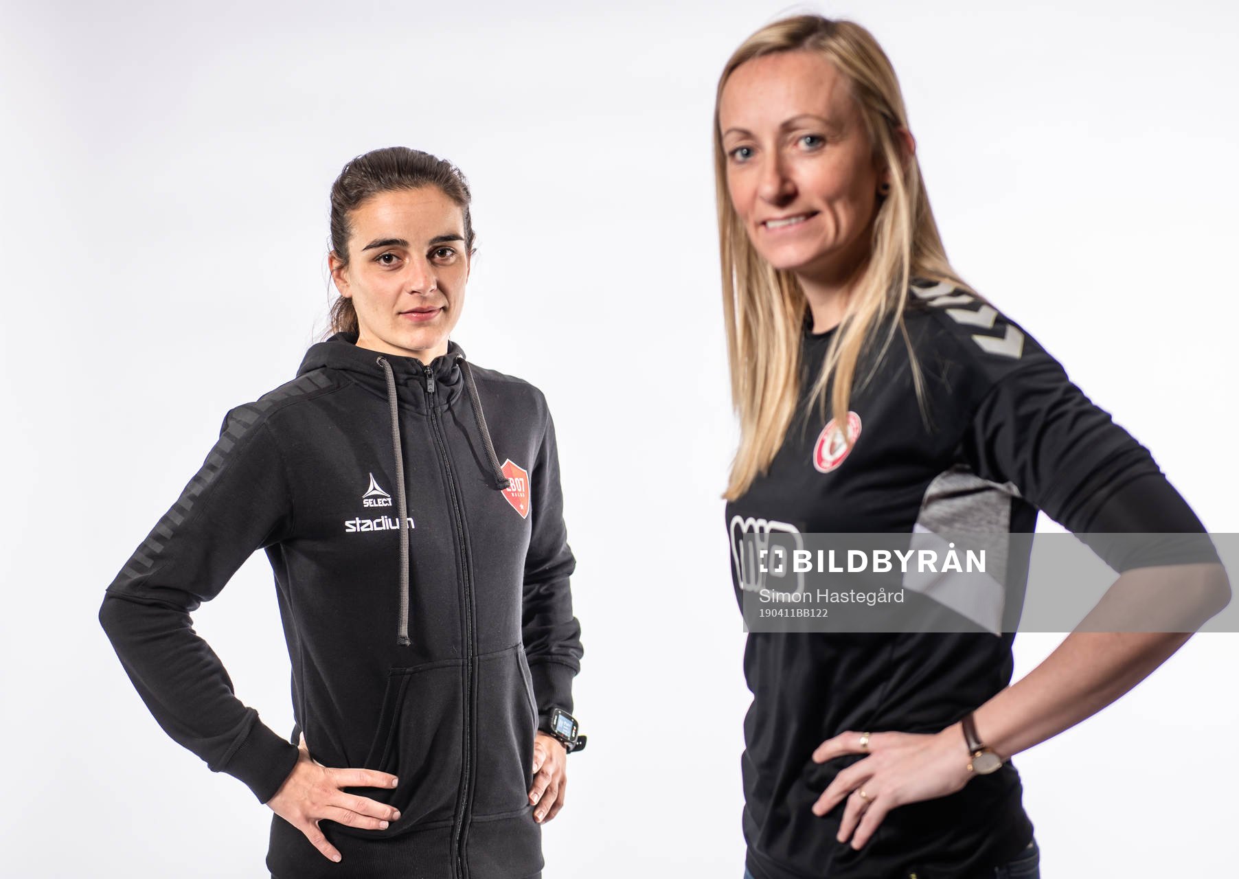 Reneé Slegers, tränare LB07 och Elisabeth Gunnarsdottir,