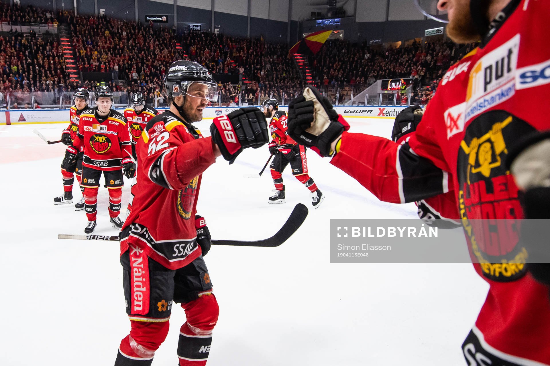 Luleås Karl Fabricius jublar