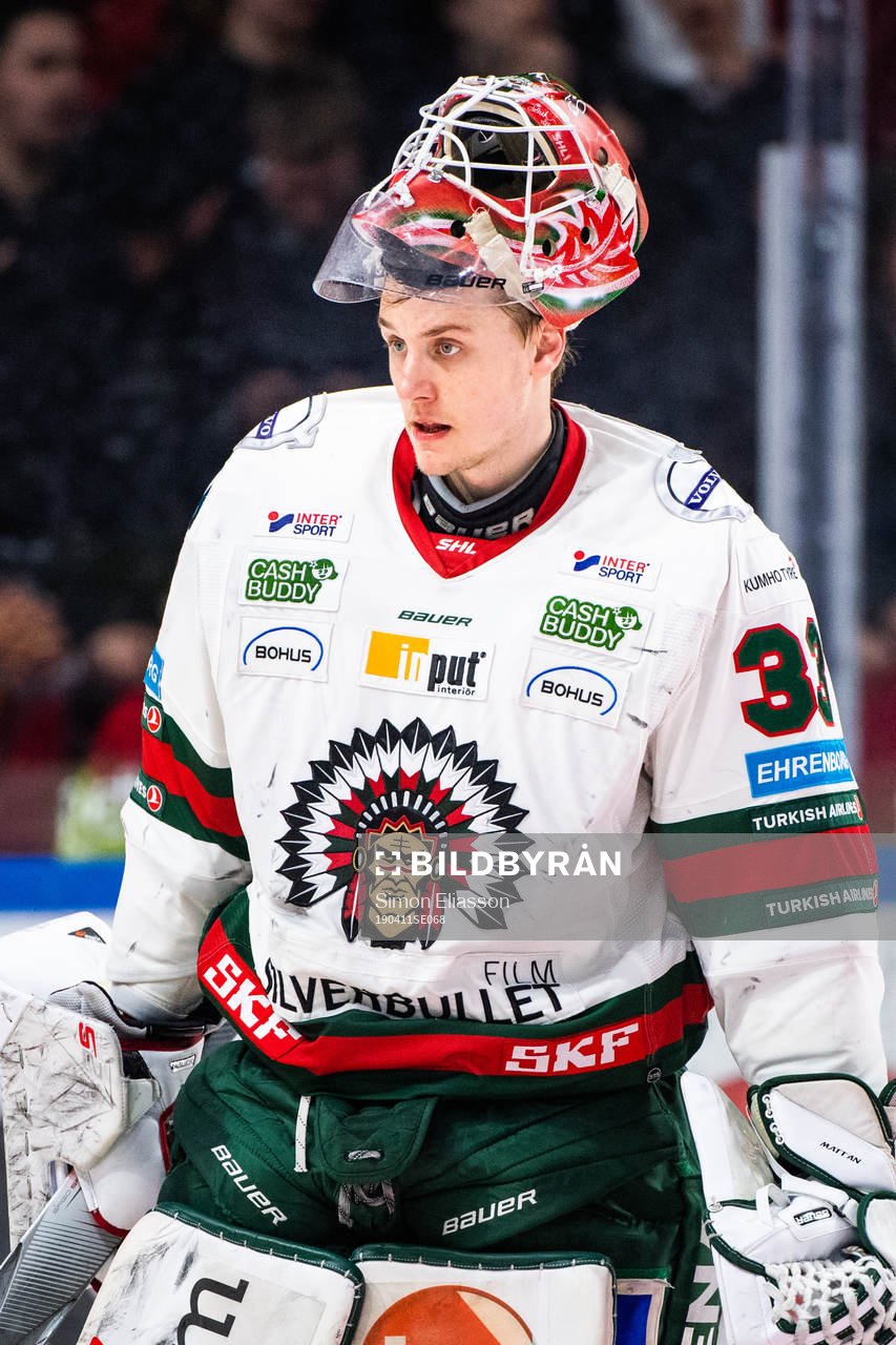Frölundas målvakt Johan Mattsson