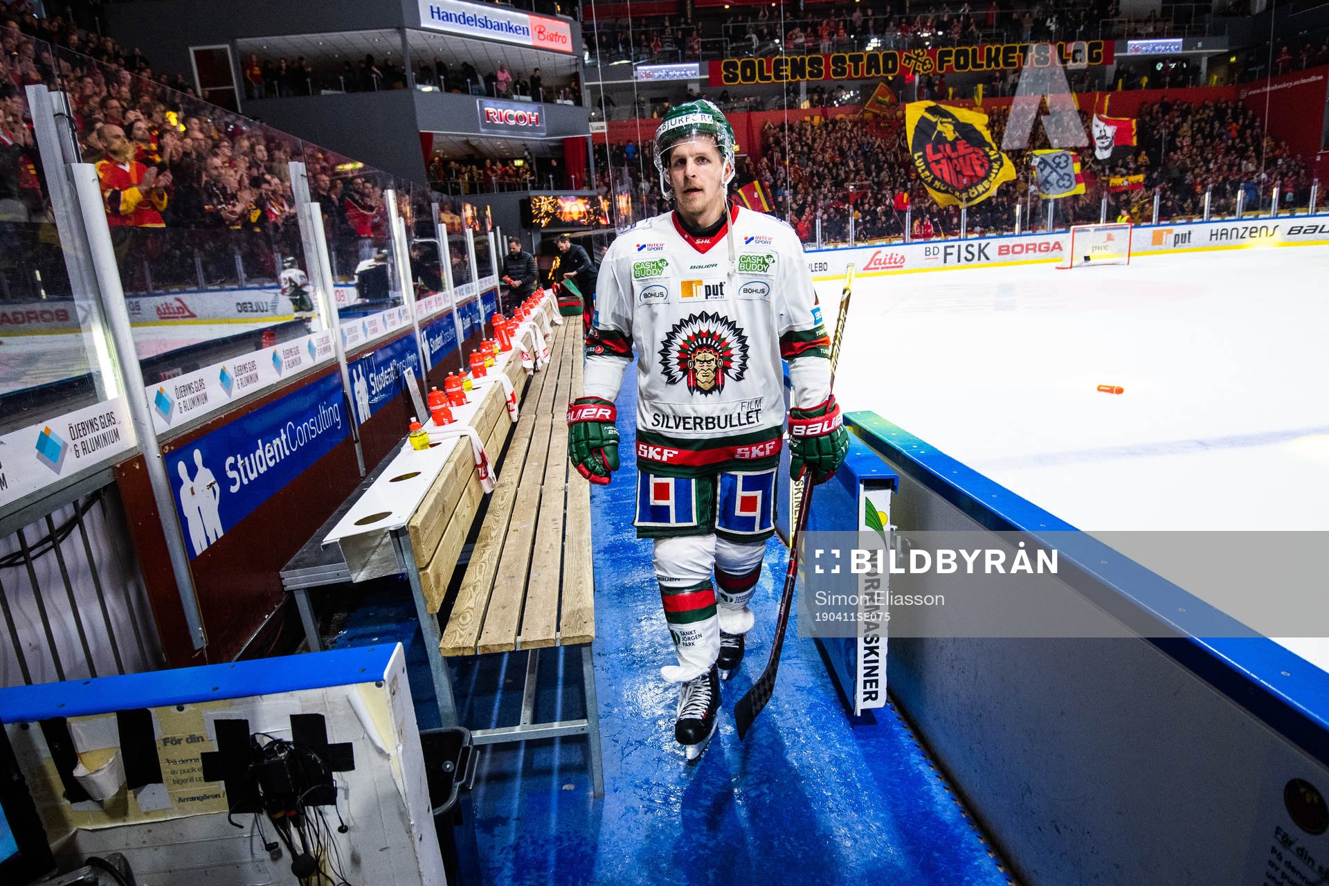 Frölundas Max Friberg deppar