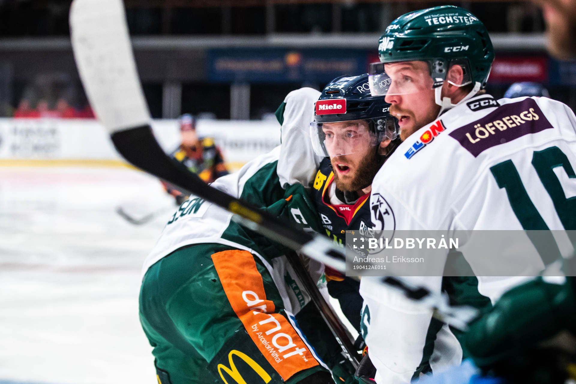 Djurgårdens Robin Norell och Färjestads Alexander
