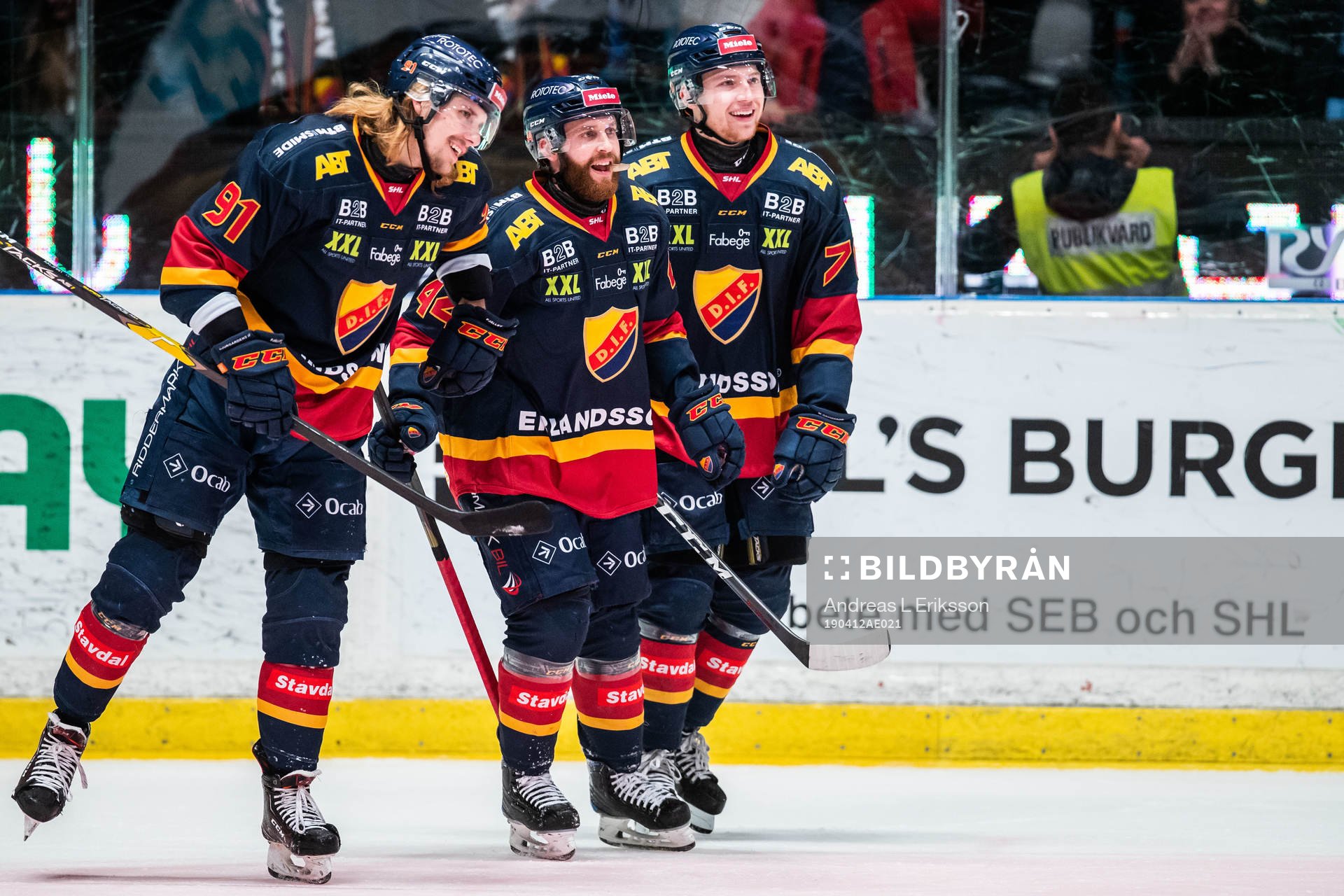 Djurgårdens Axel Jonsson Fjällby, Mattias Guter och