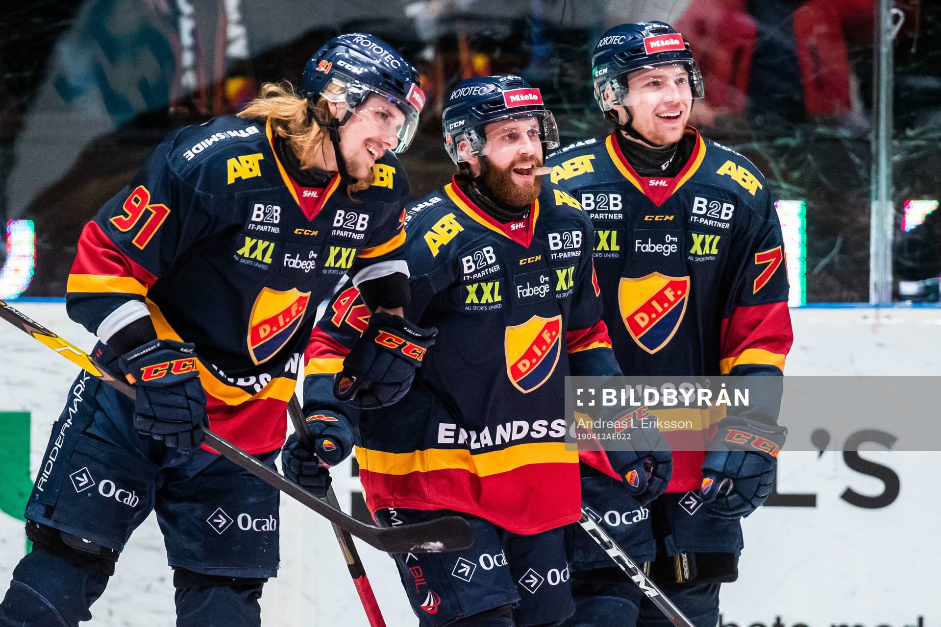 Djurgårdens Axel Jonsson Fjällby, Mattias Guter och