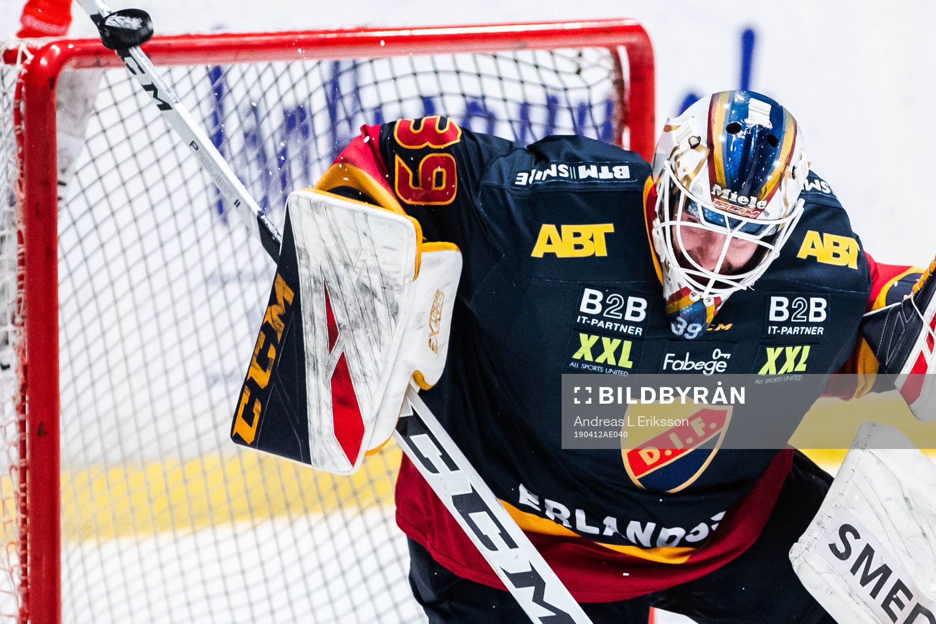 Djurgårdens målvakt Adam Reideborn