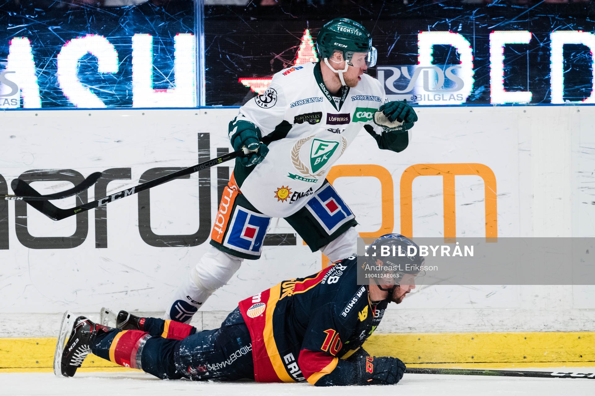 Färjestads Christopher Bengtsson och Djurgårdens Niclas