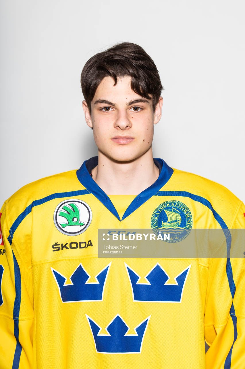 Alex Brännstam i U18-landslaget