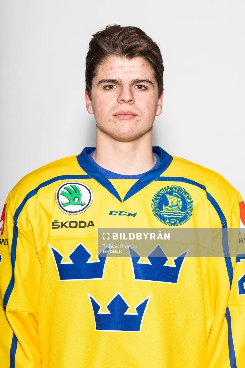 Albert Lyckåsen i U18-landslaget