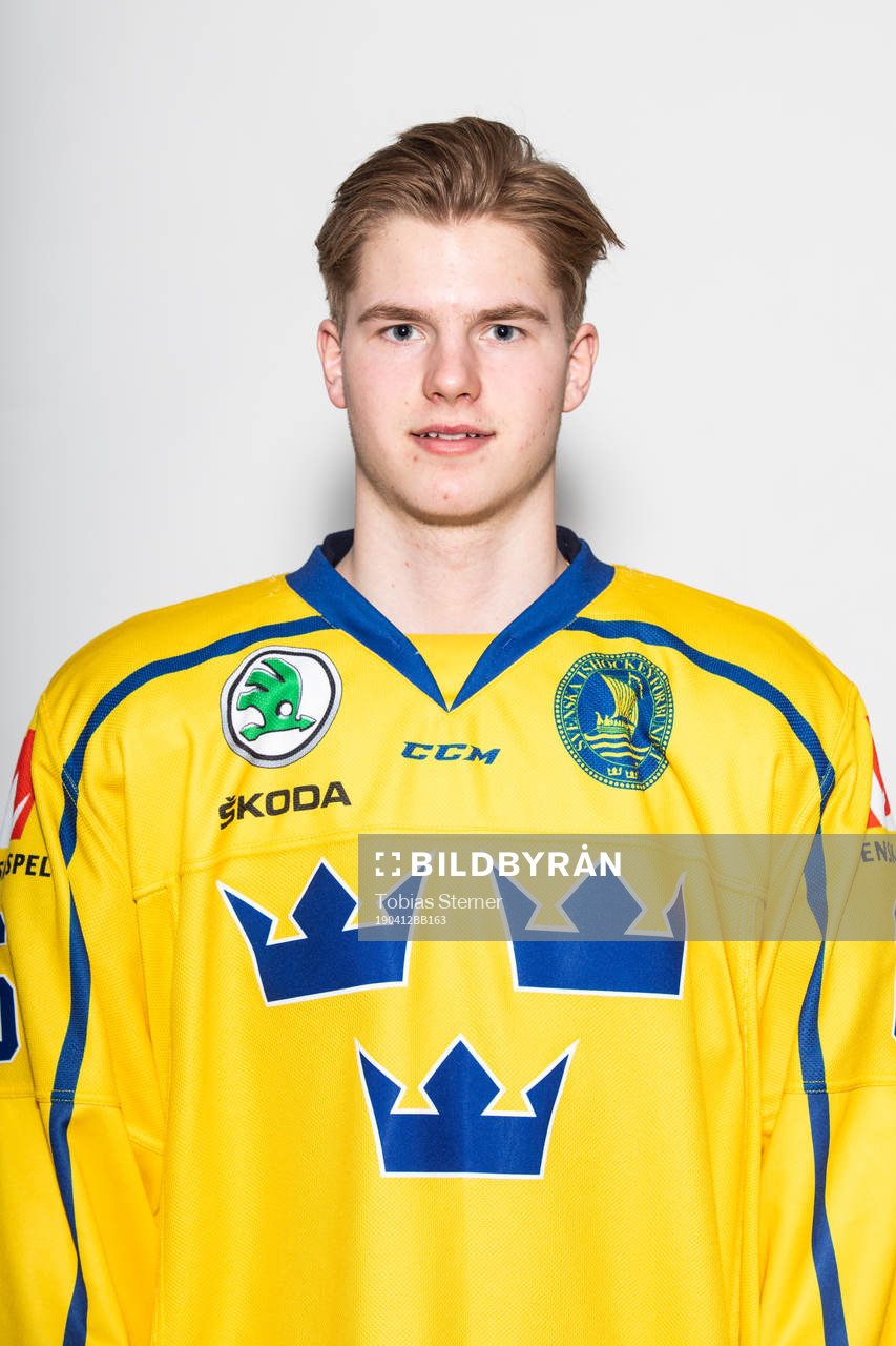 Victor Söderström i U18-landslaget