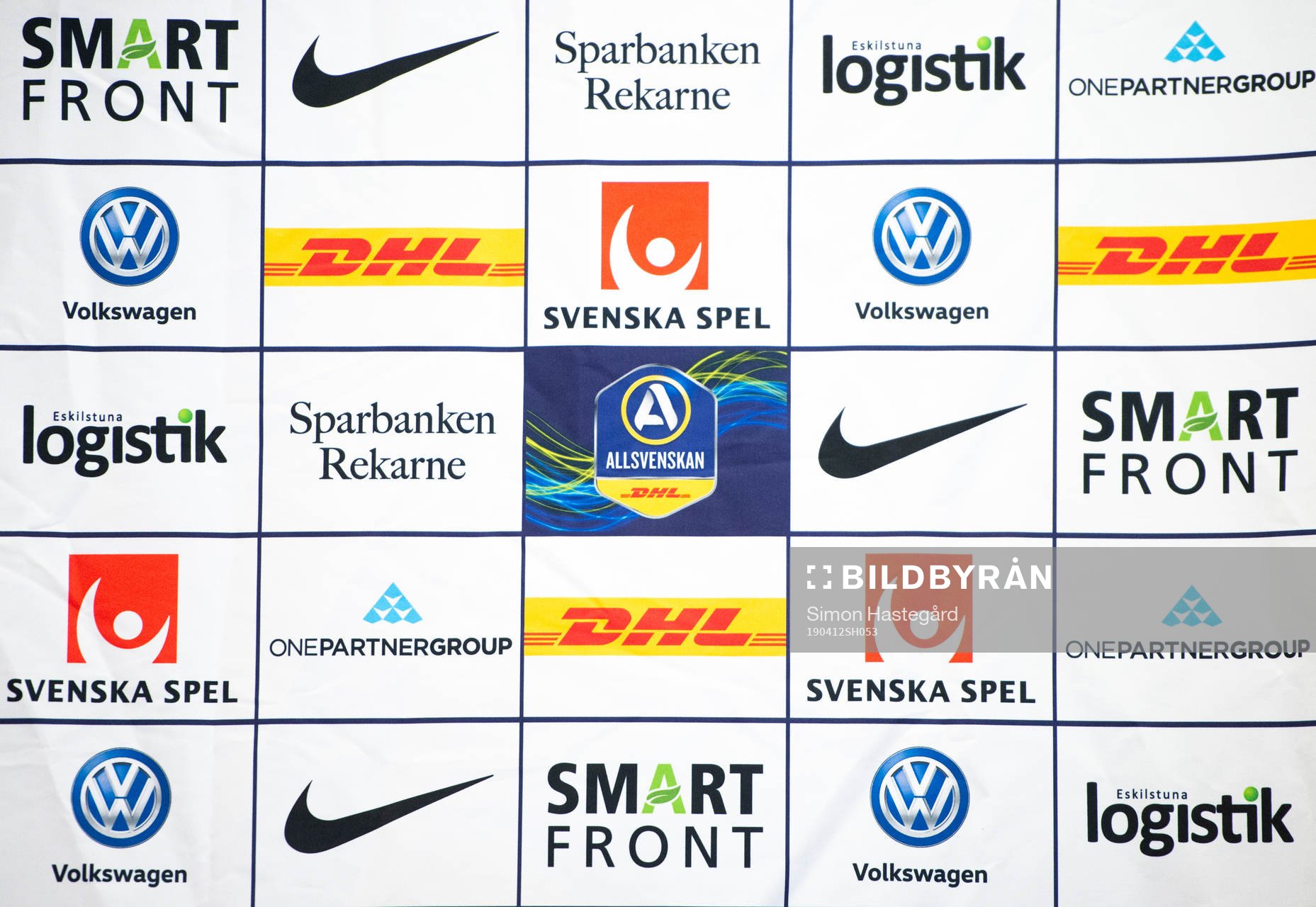 Reklambakgrund för presskonferensen