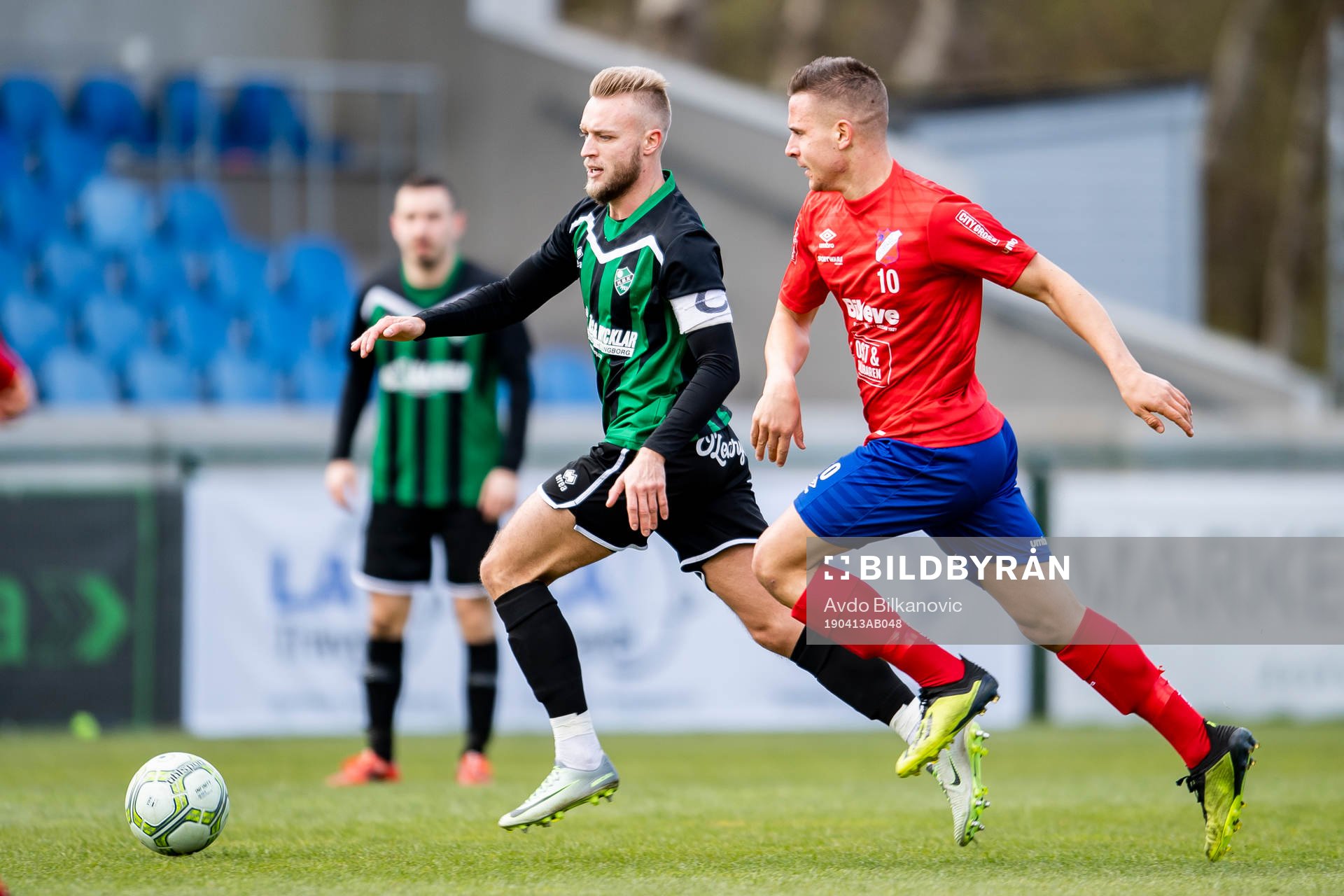 Högaborgs Hampus Agerström och Höganäs Martin Ndreca