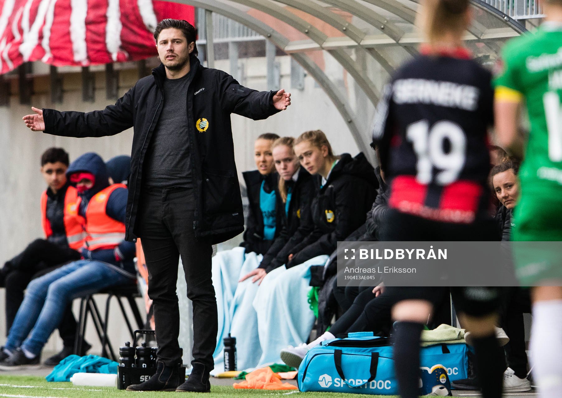Hammarbys tränare Isak Dahlin