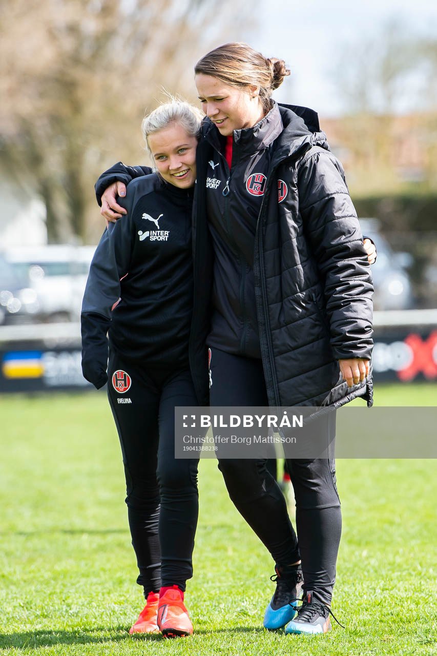 Hittarps Evelina Eklund och tränare Ieva Kibirkstis
