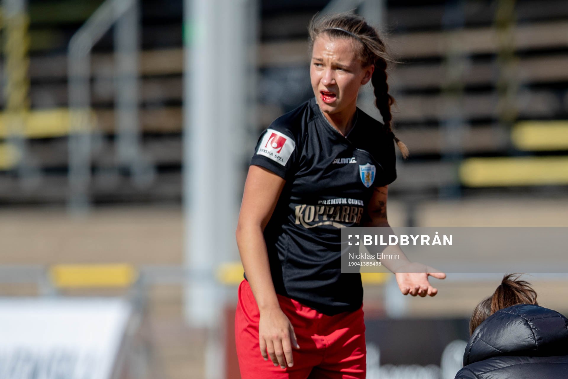 Göteborgs Julia Zigiotti Olme skallas