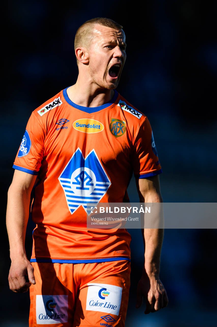 Ståle Steen Sæthre of Aalesund reacts