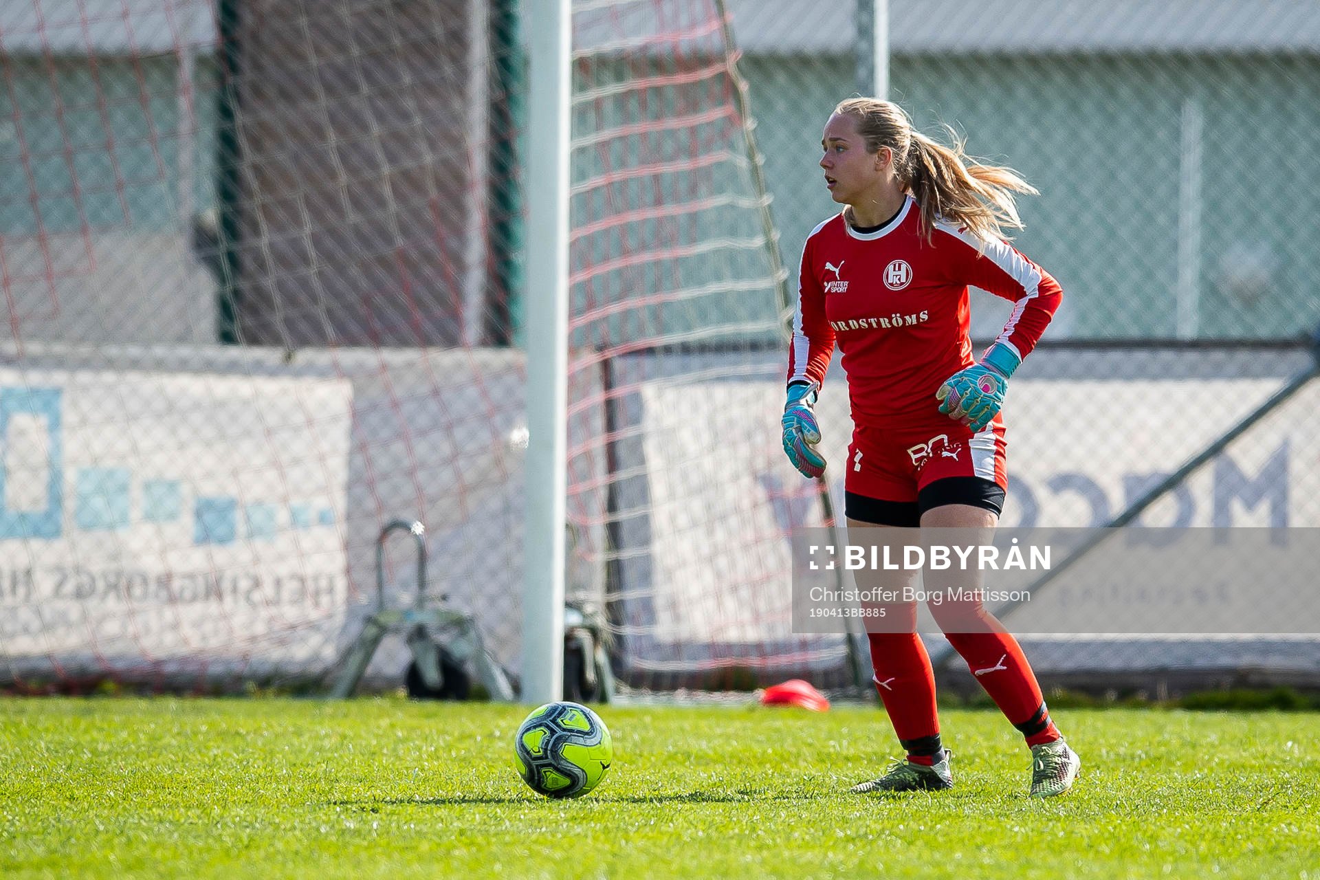 Hittarps målvakt Sofia Andersson