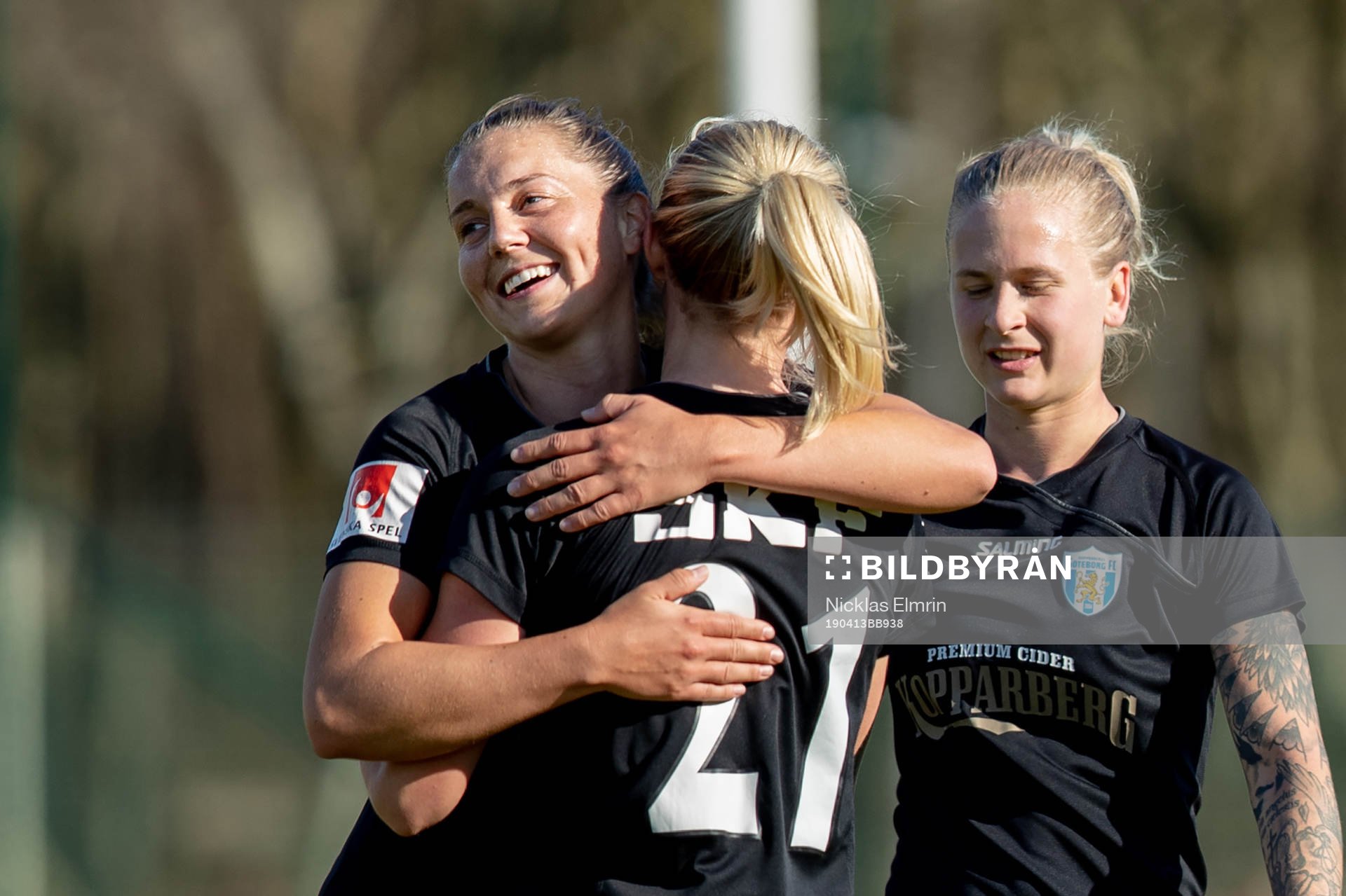Göteborgs Vilde Böe Risa, Rebecka Blomqvist och Filippa