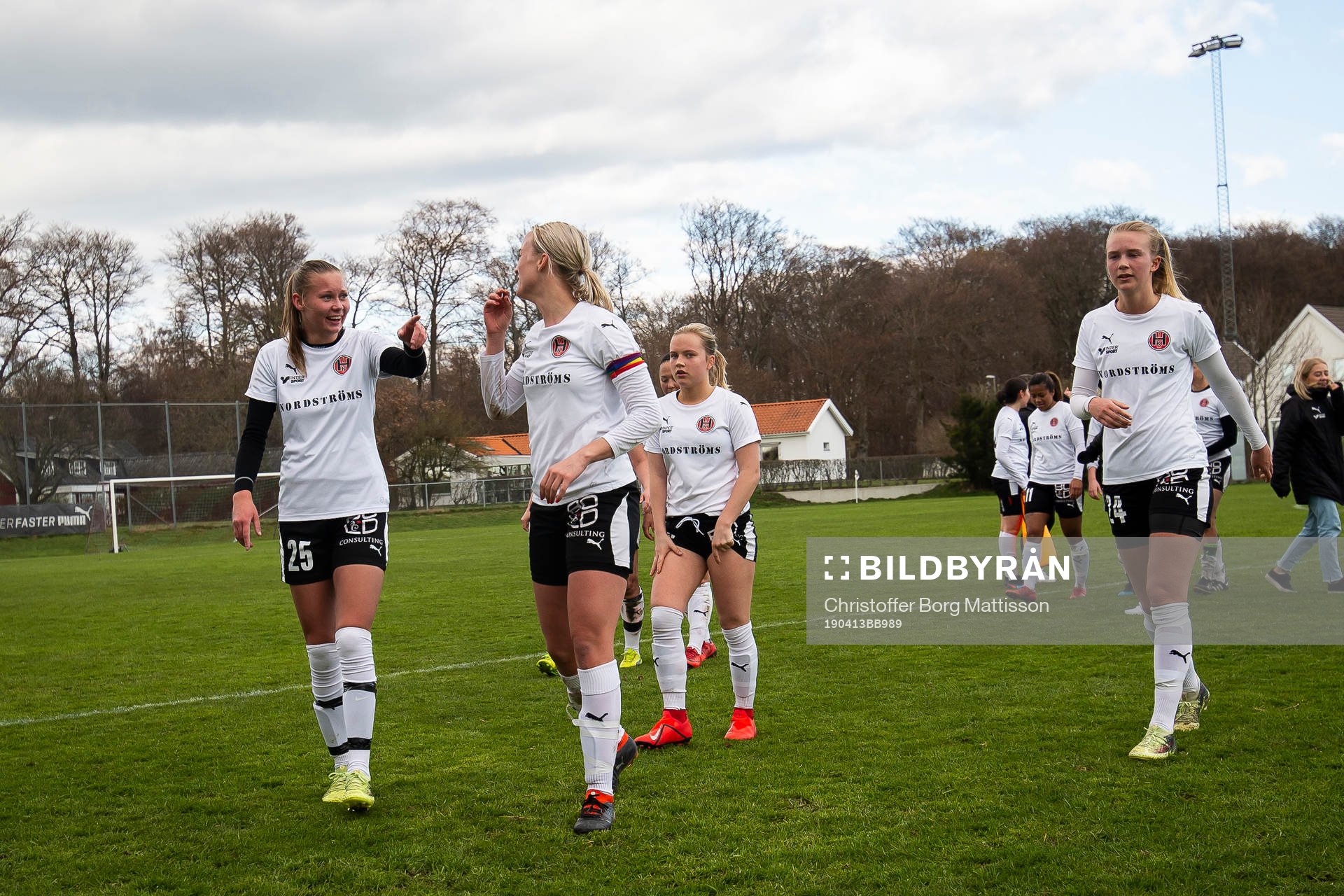 Hittarps Isabelle Angel, Anna Löfving, Evelina Eklund och