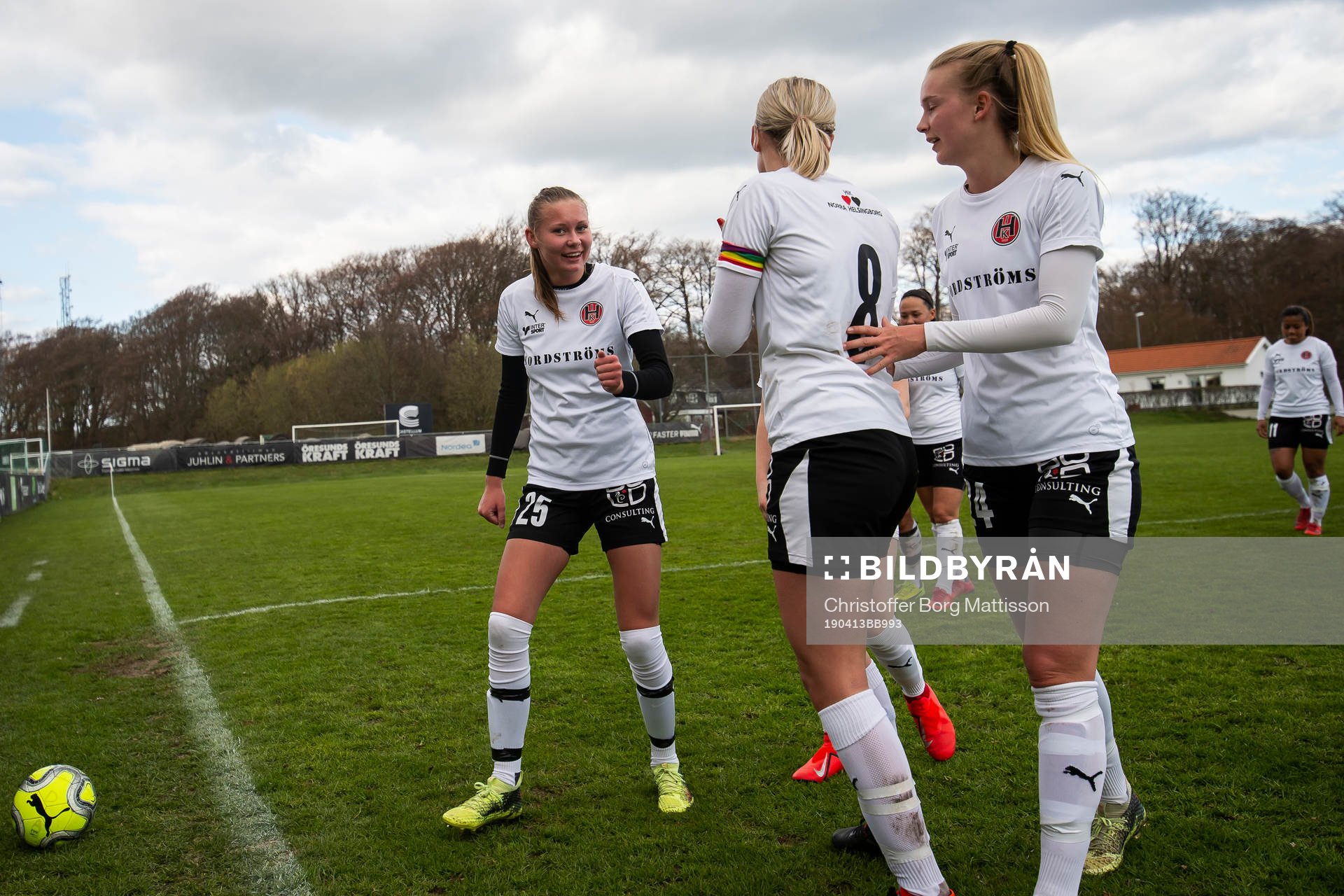 Hittarps Isabelle Angel, Anna Löfving och Emilia Jönsson