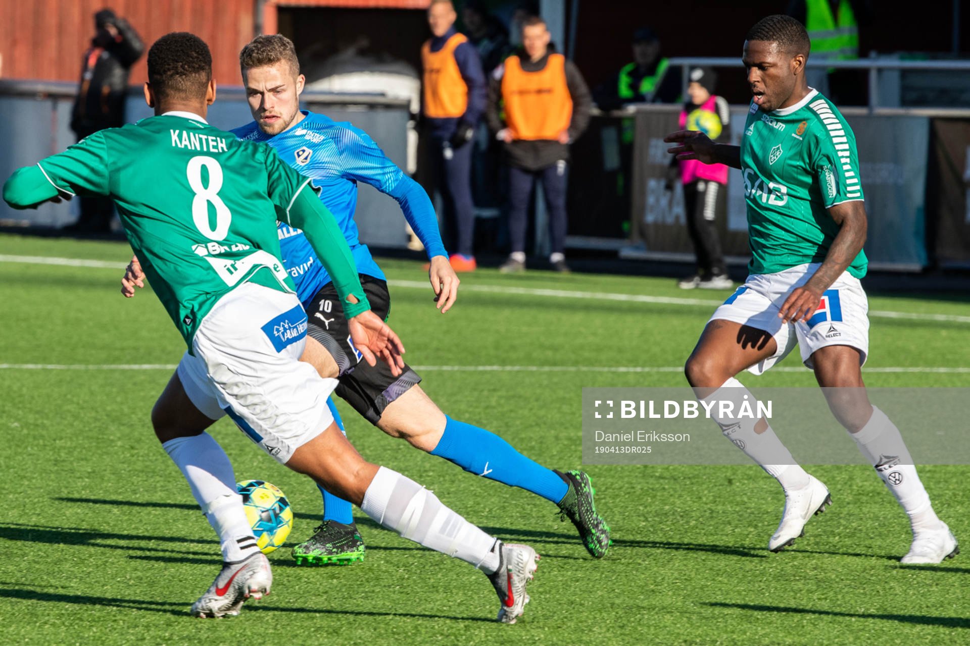 Halmstads Gabriel Gudmundsson och Brages Seth Kanteh