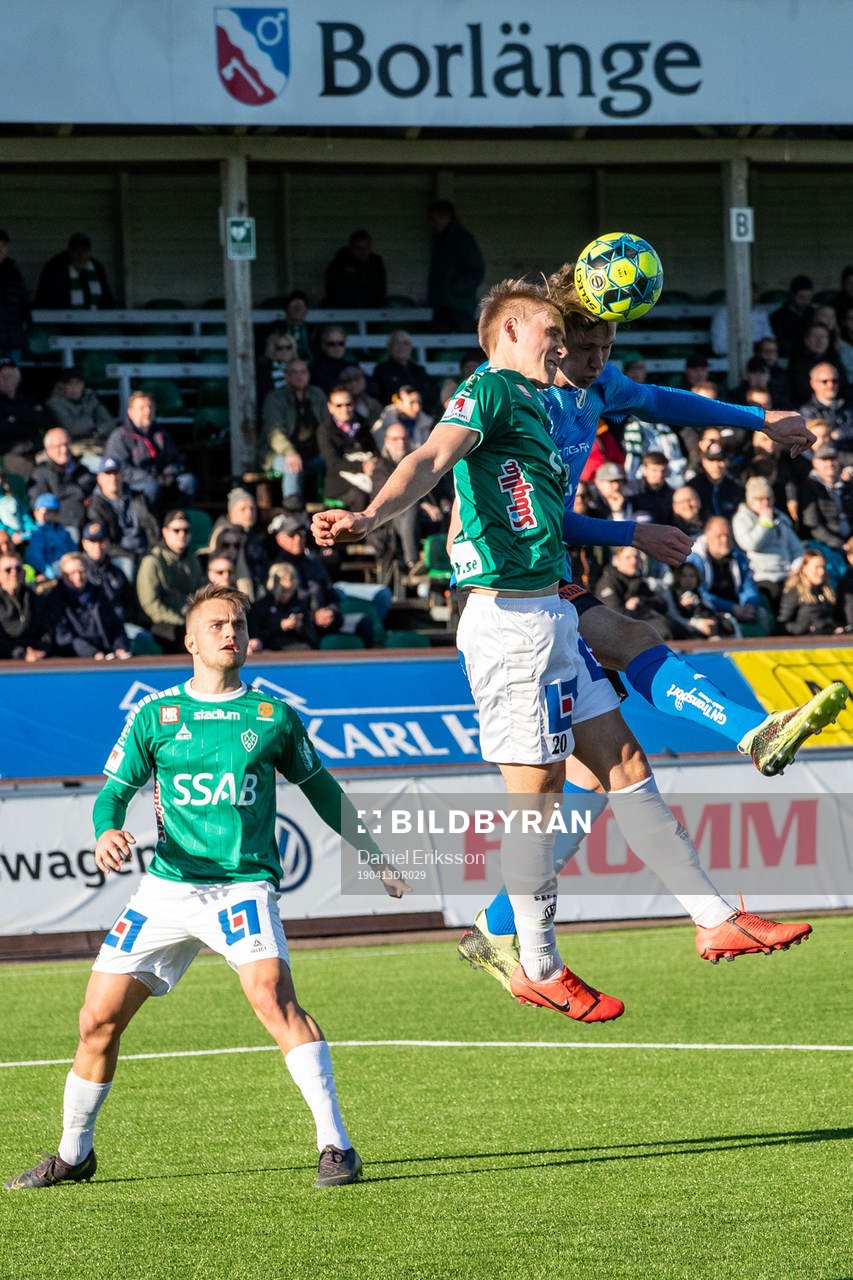 Brages Bjarni Mark Antonsson Duffield och Halmstads Gabriel