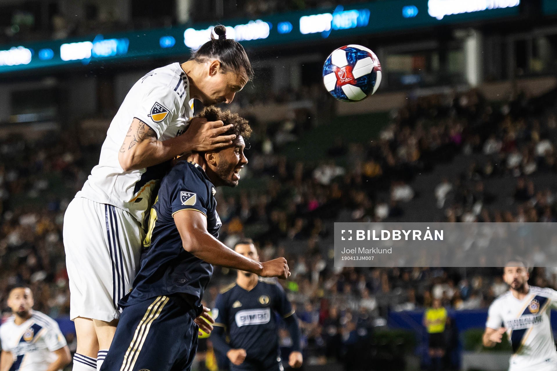 Zlatan Ibrahimovic of LA Galaxy scores 1-0 when in action