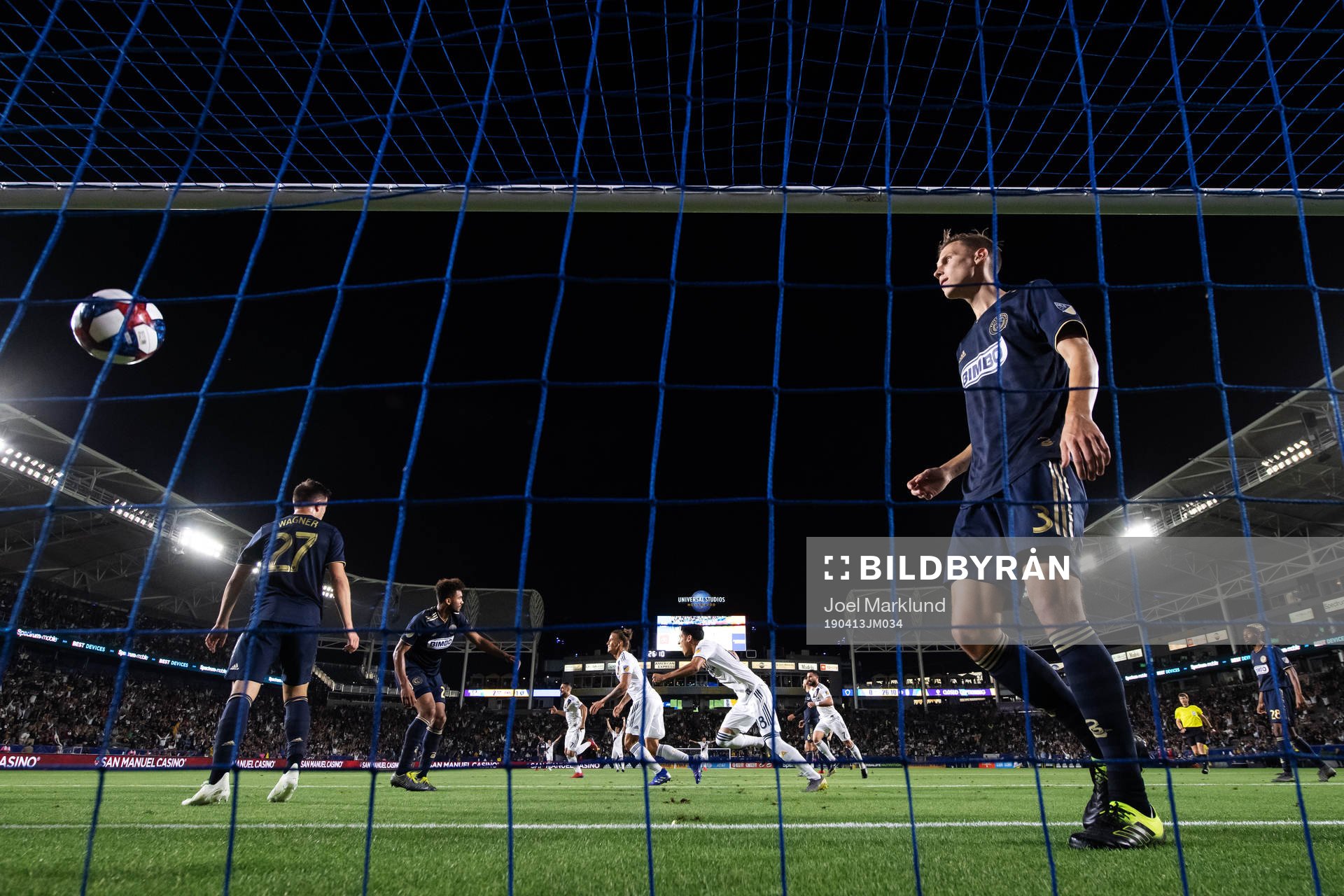 Jack Elliott of Philadelphia looks dejected while LA Galaxy