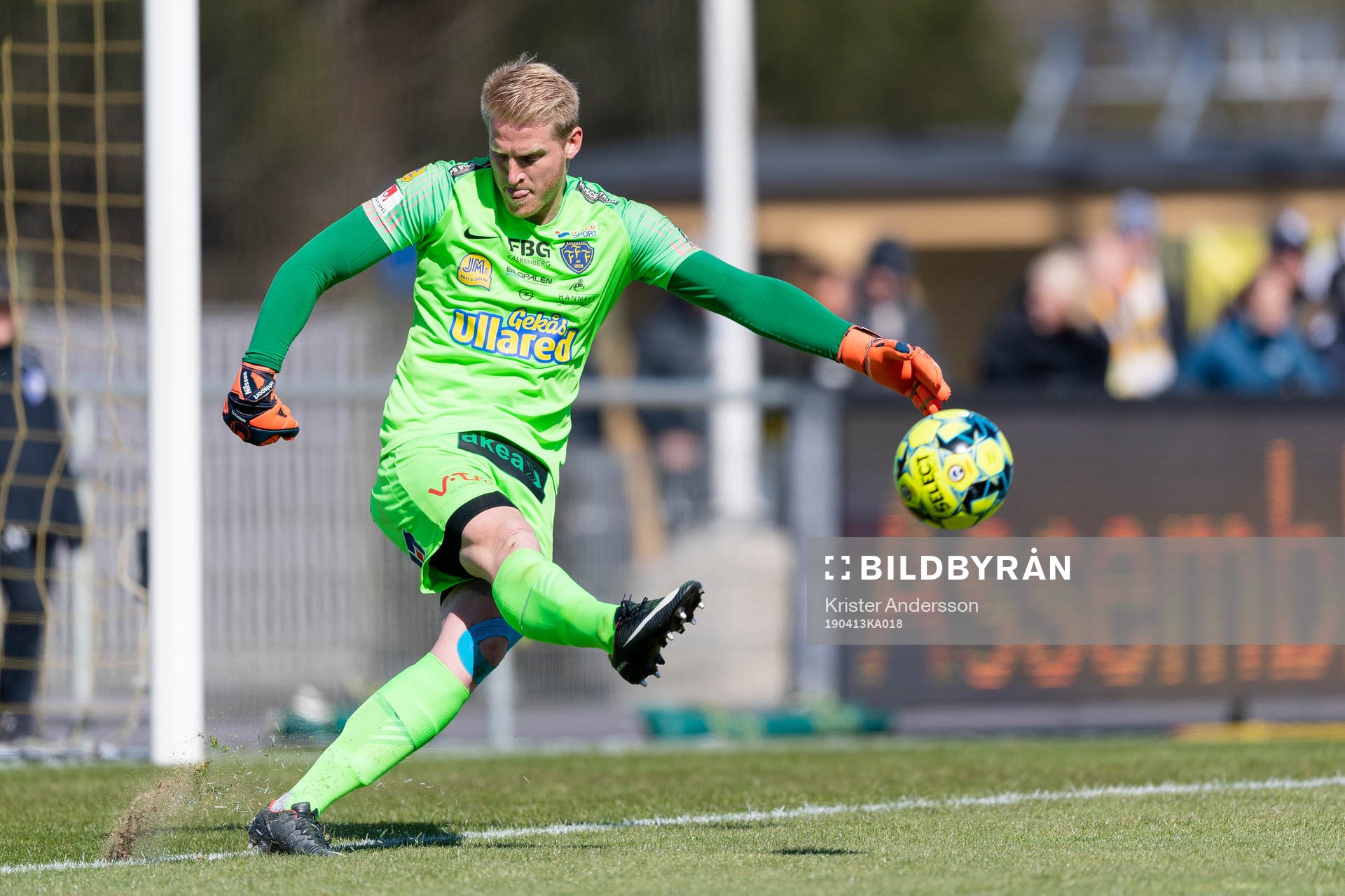 Falkenbergs målvakt Hampus Nilsson