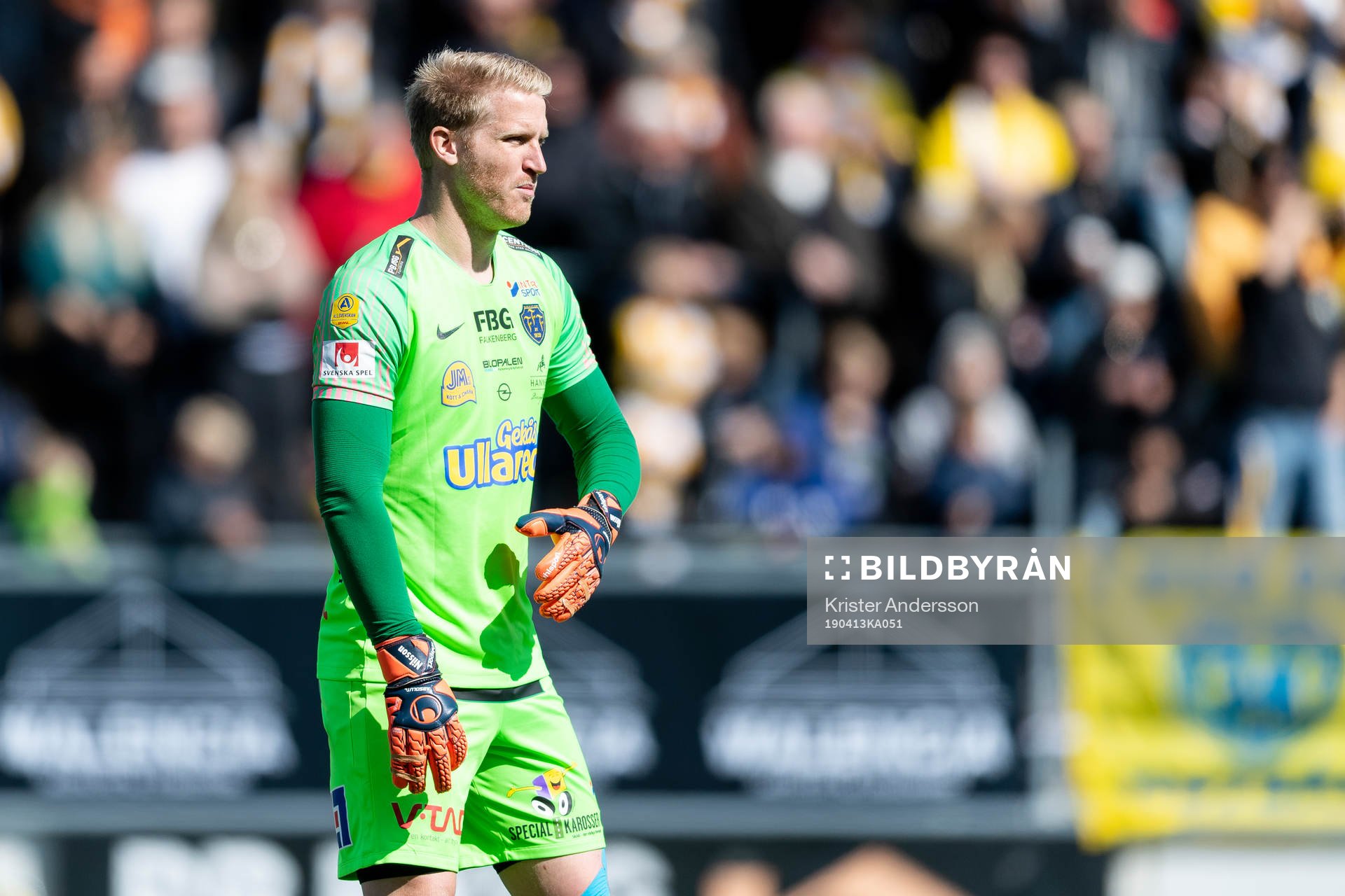 Falkenbergs målvakt Hampus Nilsson