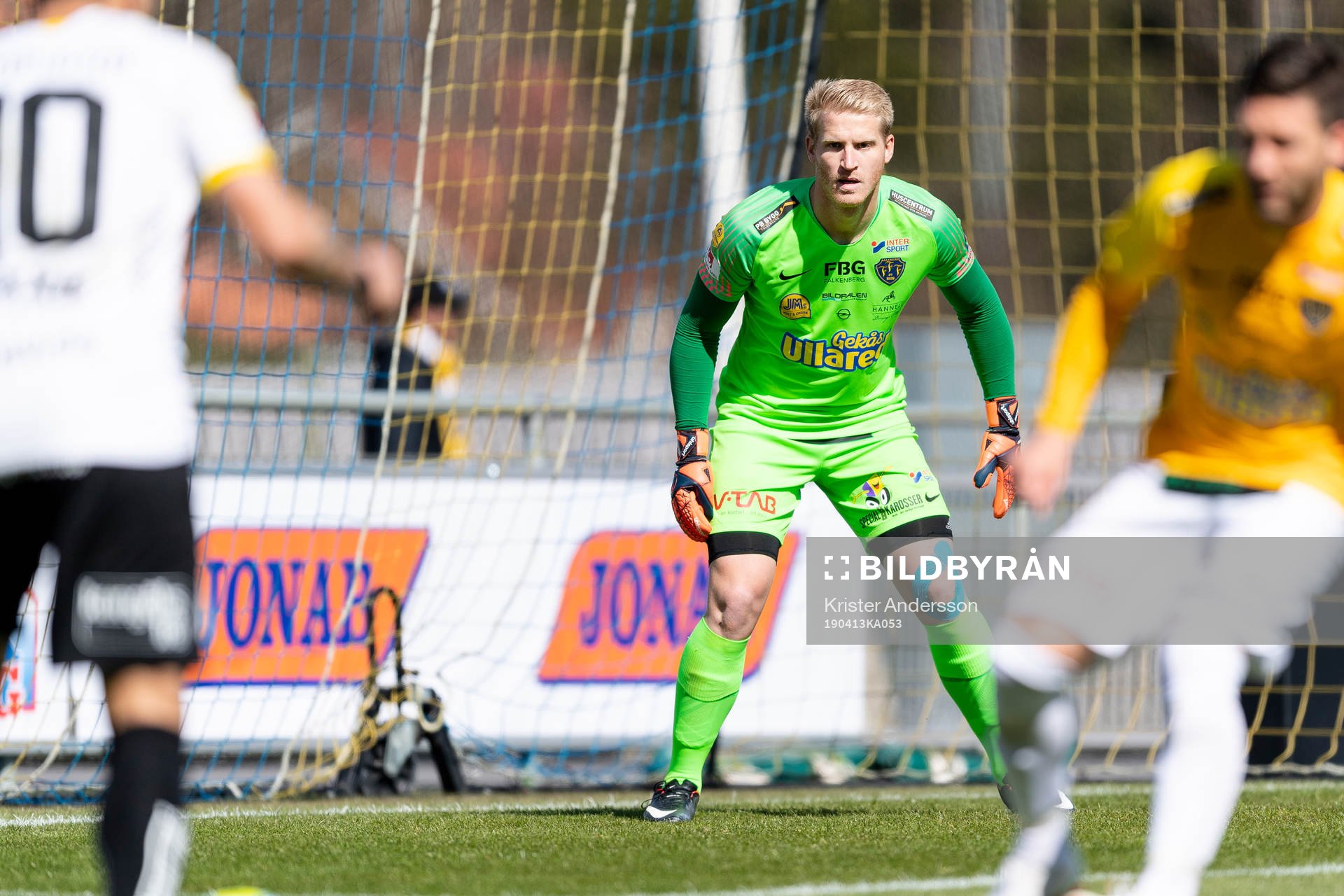 Falkenbergs målvakt Hampus Nilsson