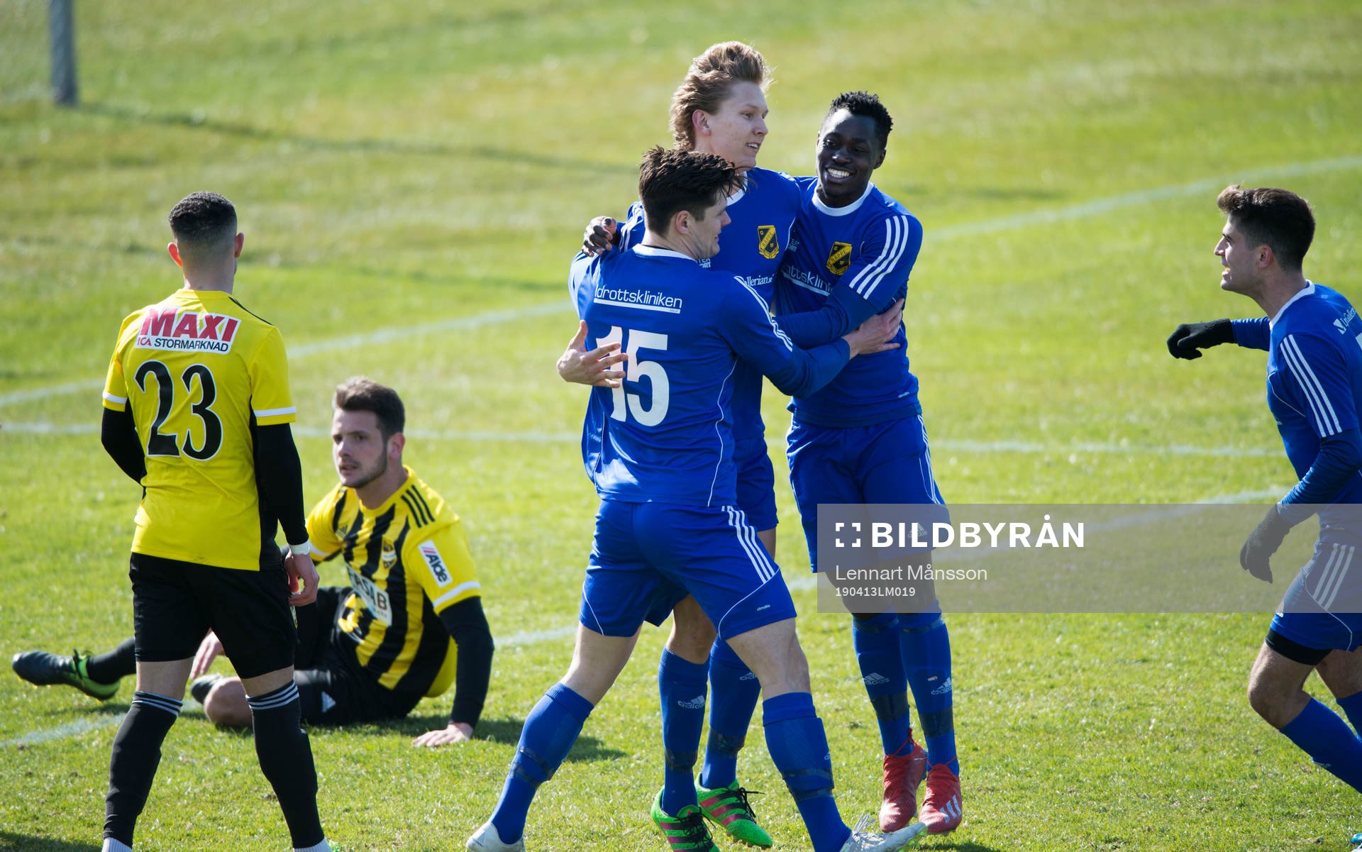 Räppe har segermålat och jublar i matchen i division 2