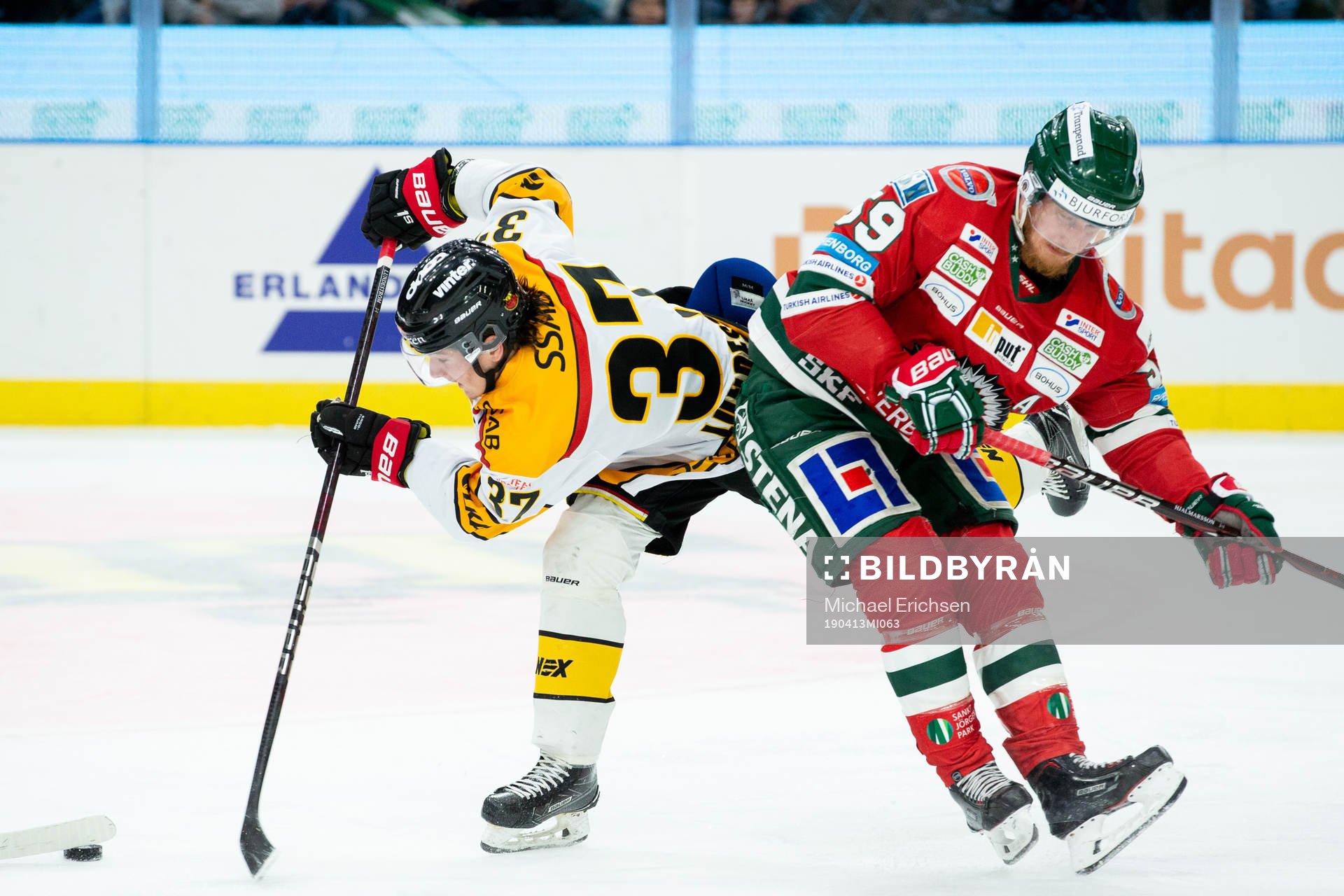 Luleås Isac Lundeström och Frölundas Simon Hjalmarsson